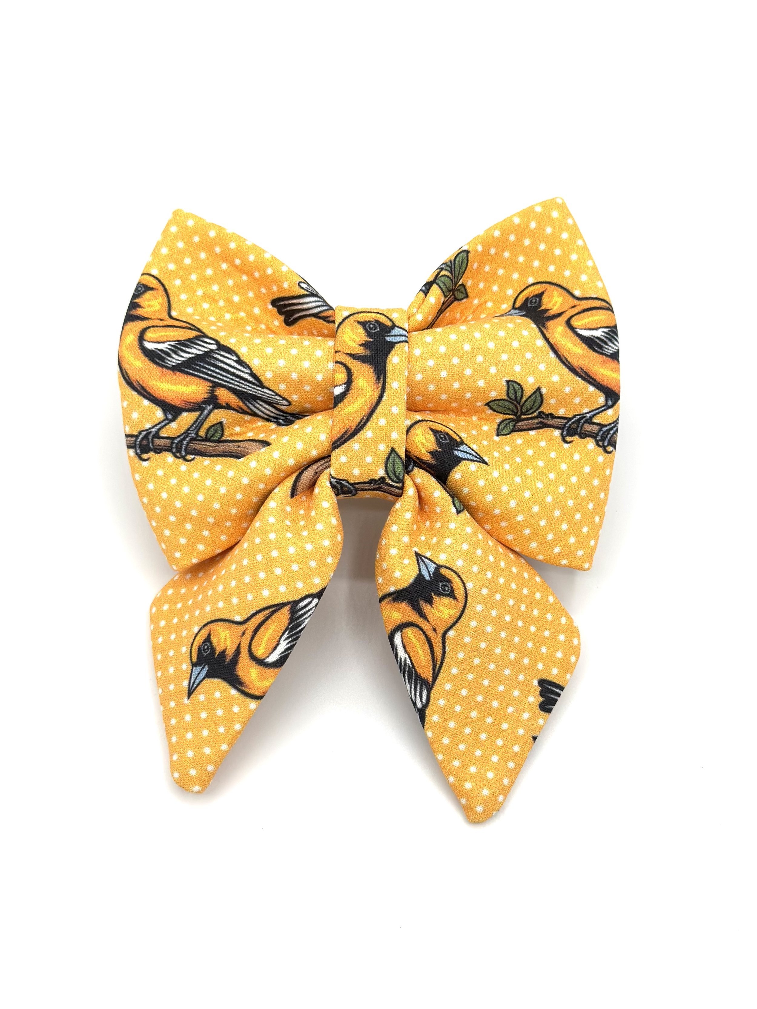 Baltimore Oriole Bird Sailor Bow