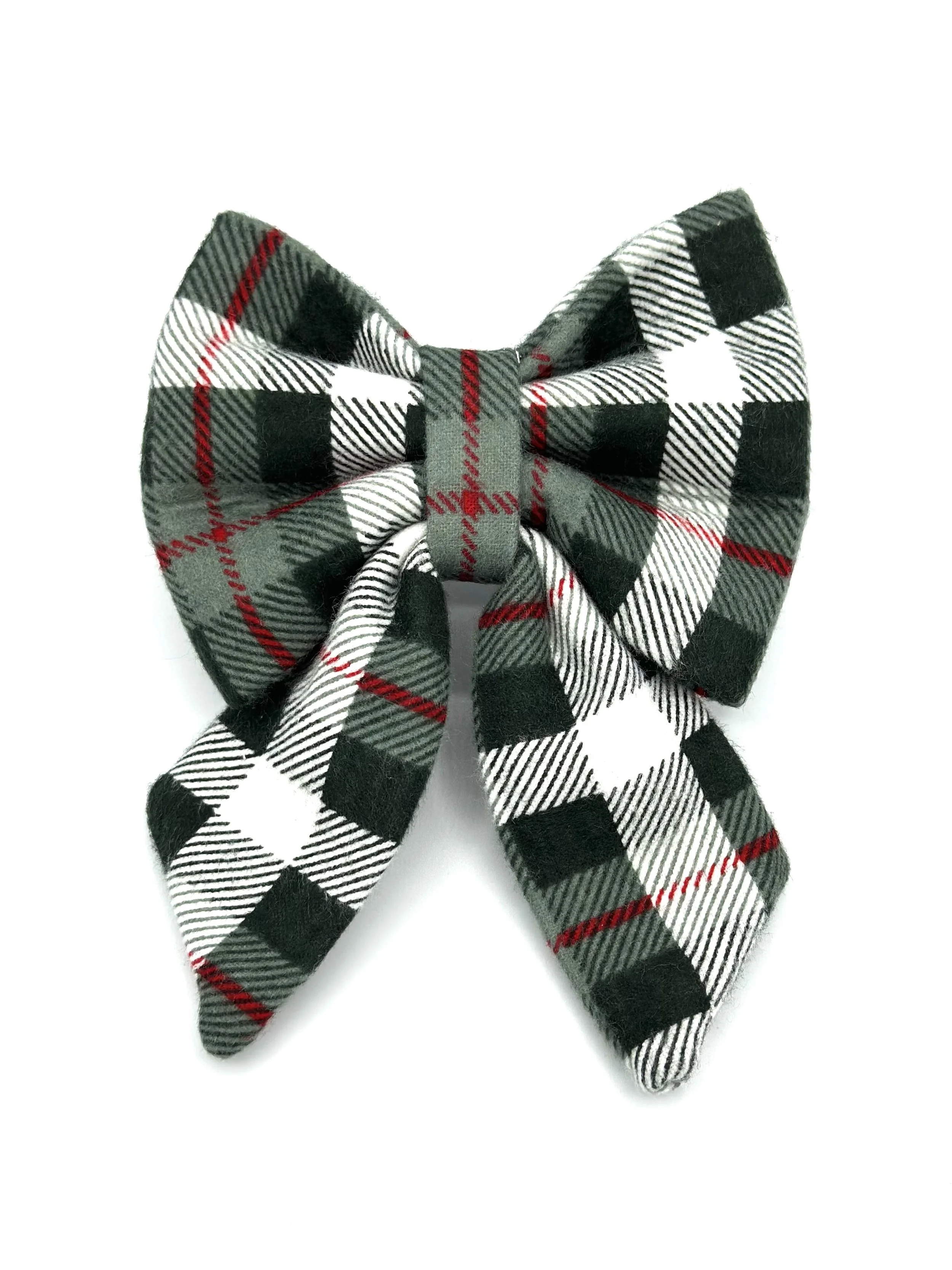 Flannel Navidad Sailor Bow