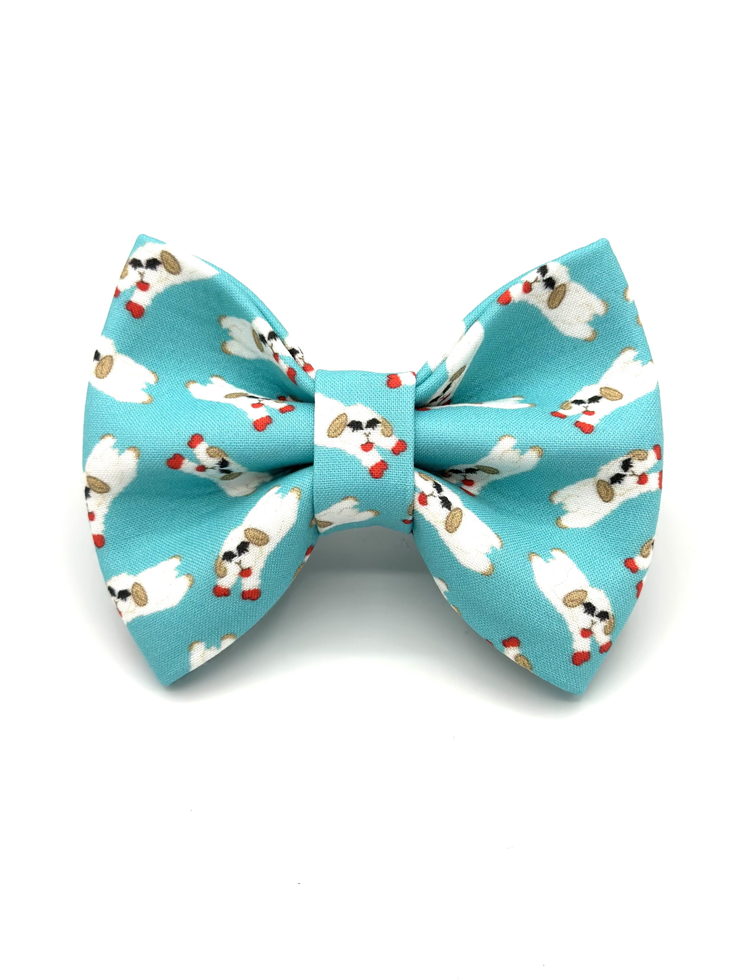 Blue Lamb Chop Bow
