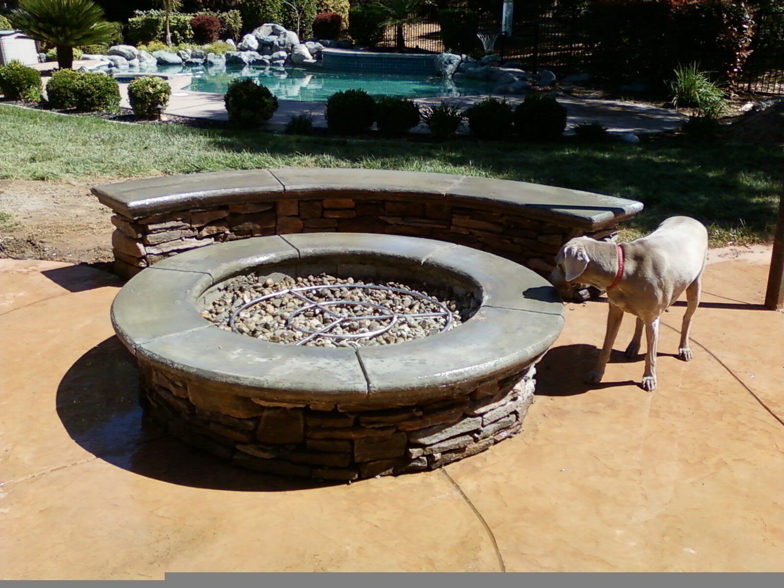 gas fire pit