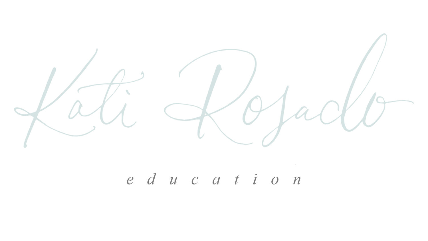 Kati Rosado Education 