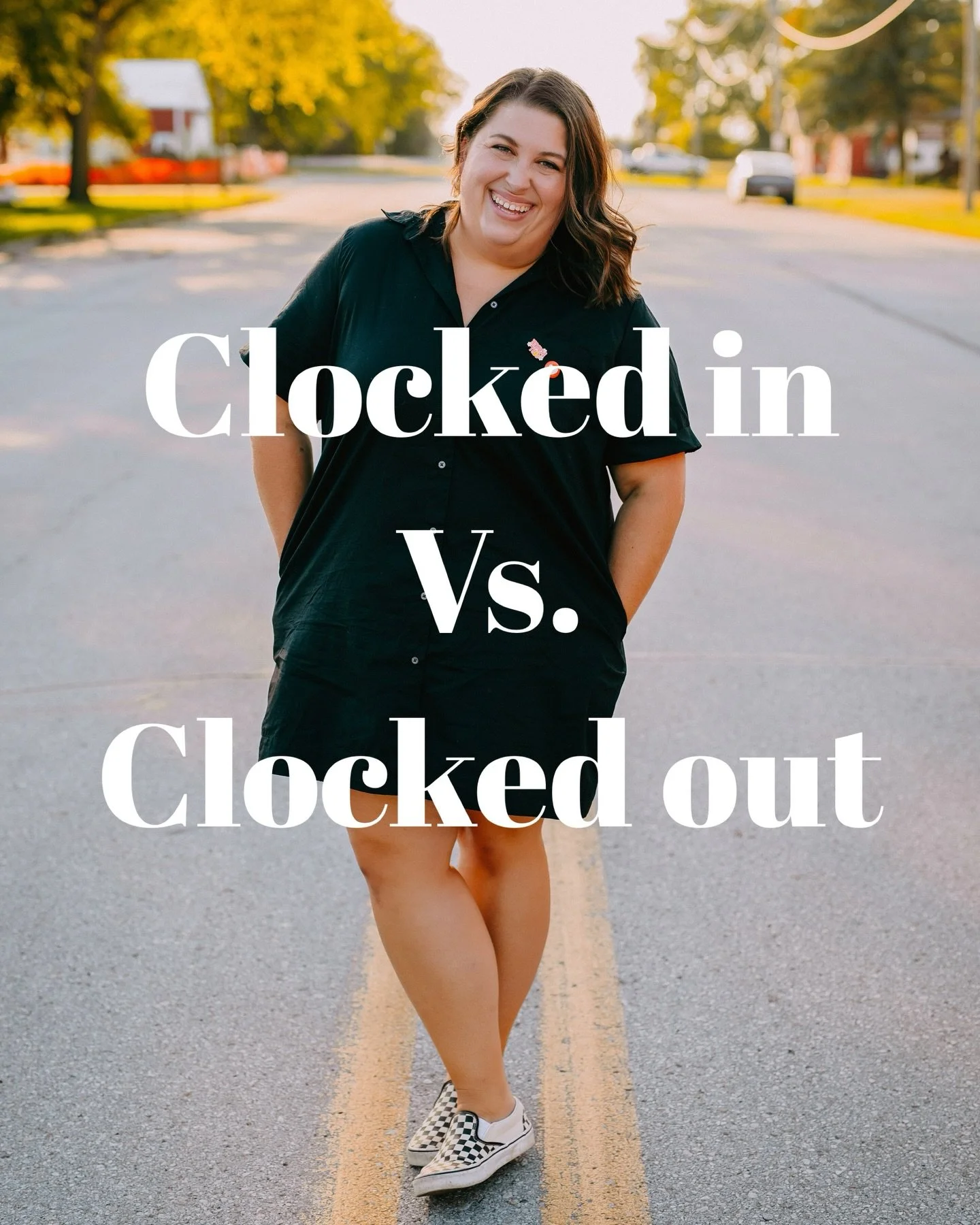 The clocked in vs clocked out trend is so cute, I&rsquo;m gonna need everyone to do it!