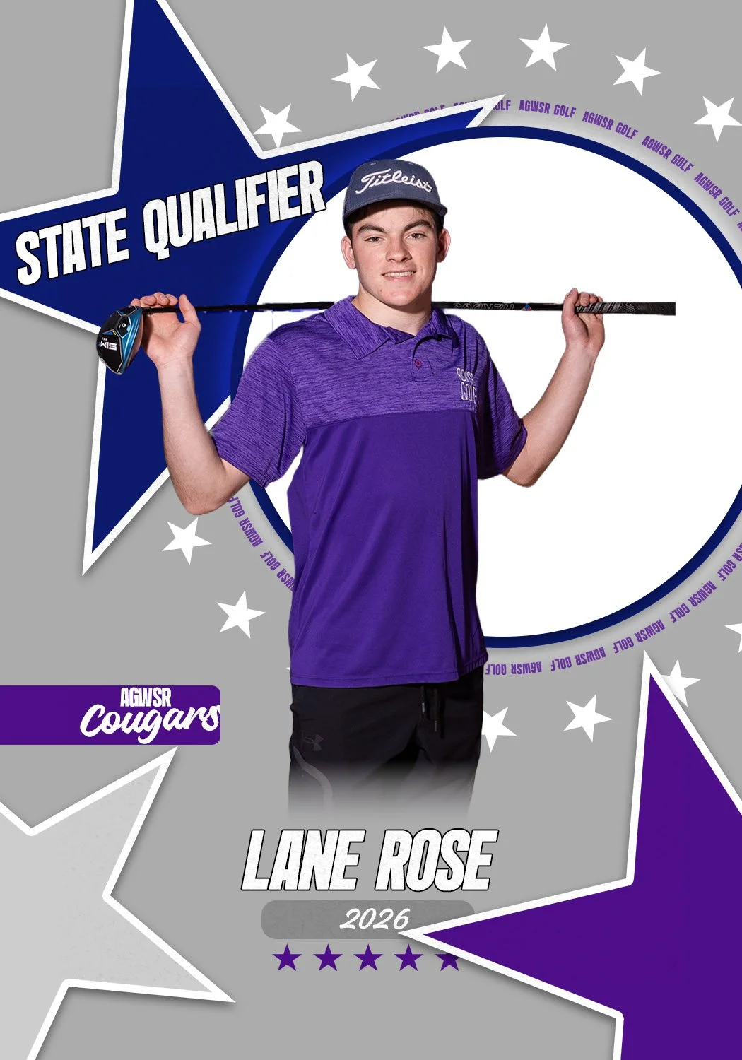 Good Luck to our Cougar State Qualifiers, Lane Rose &amp; Aniya Vogel! 
Congratulations! ⛳🏌🏼&zwj;♀️💜