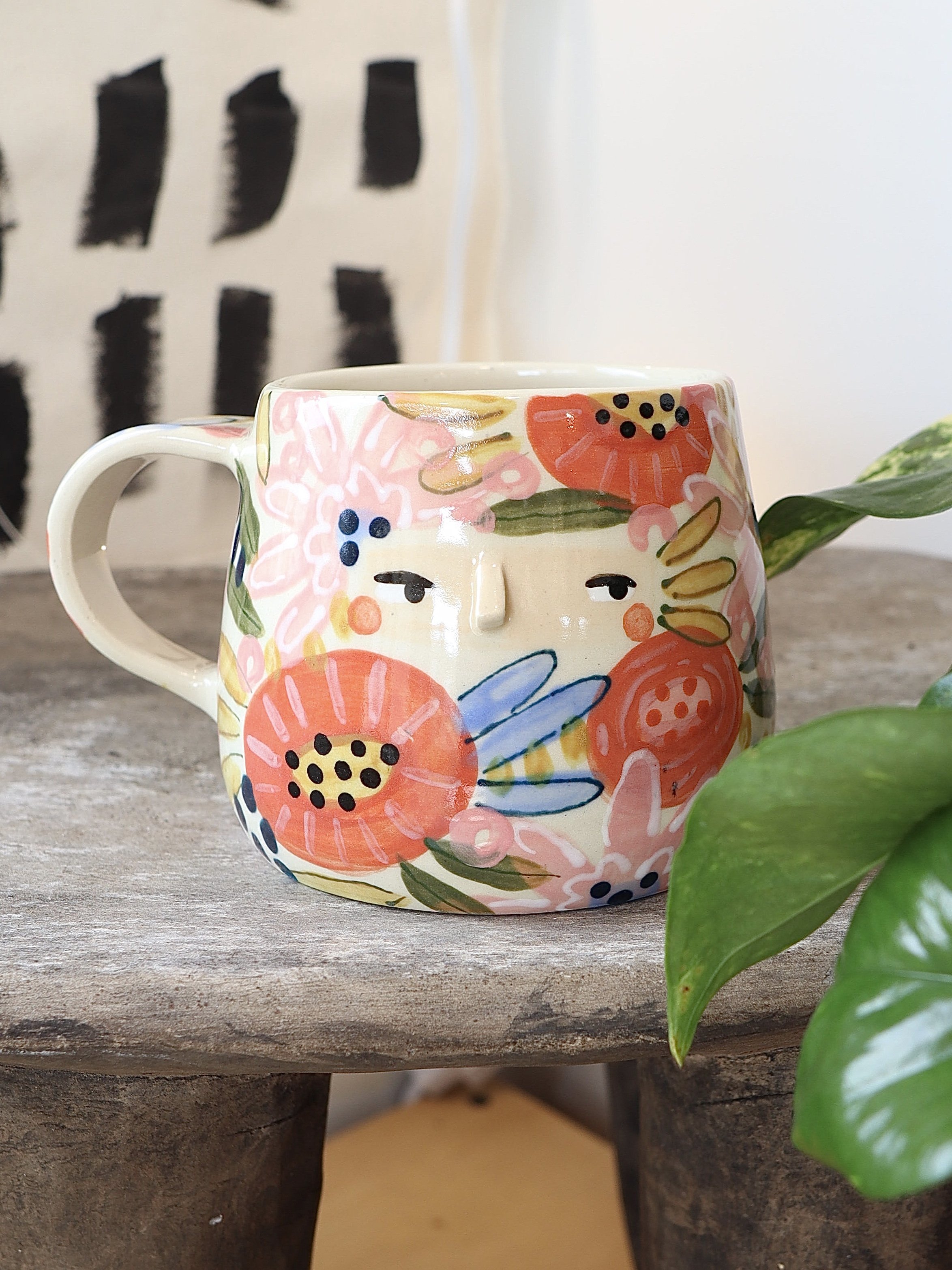 Peeky Mug: Wild Flowers