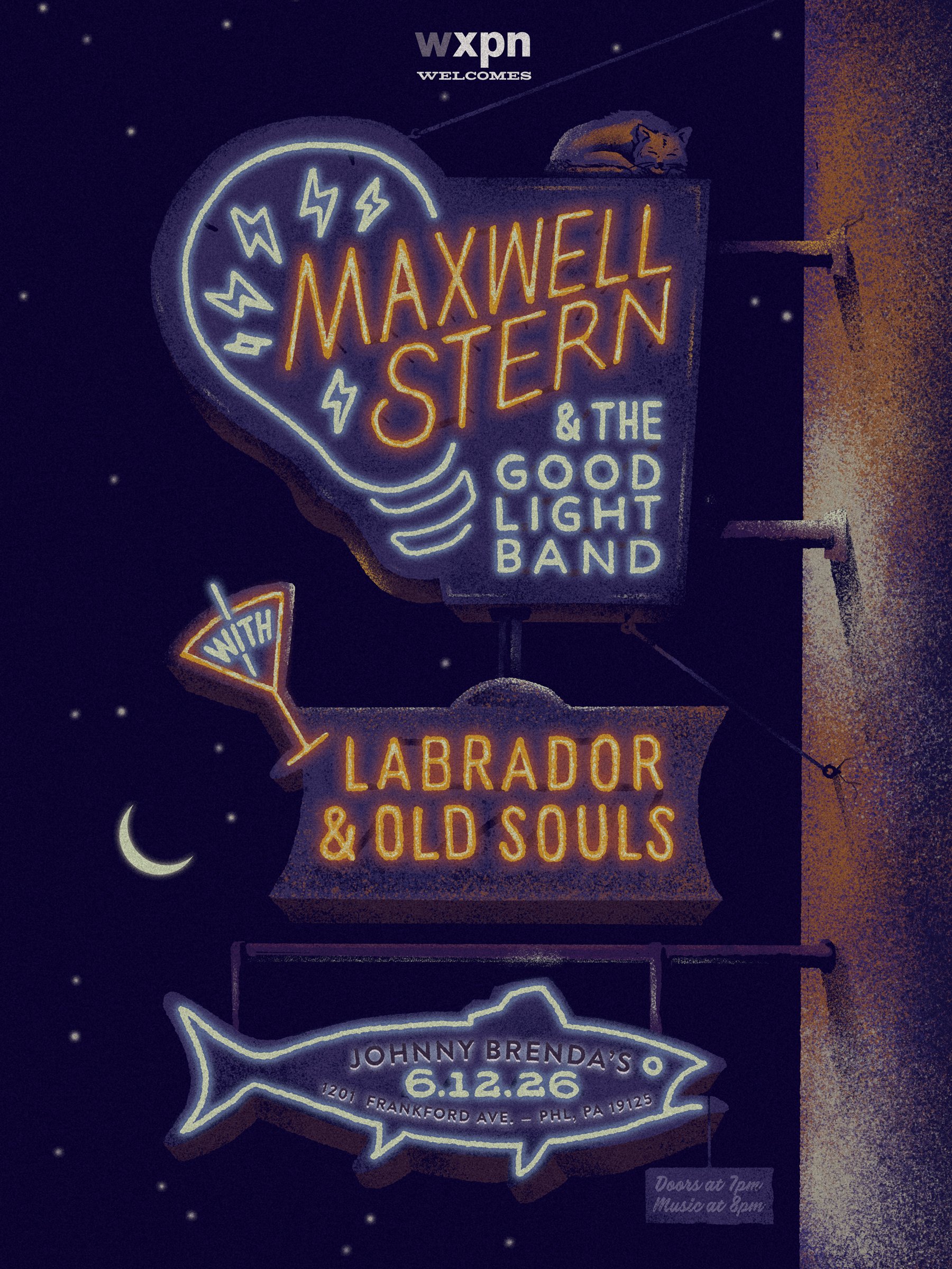 → Poster for Maxwell Stern & The Good Light Band