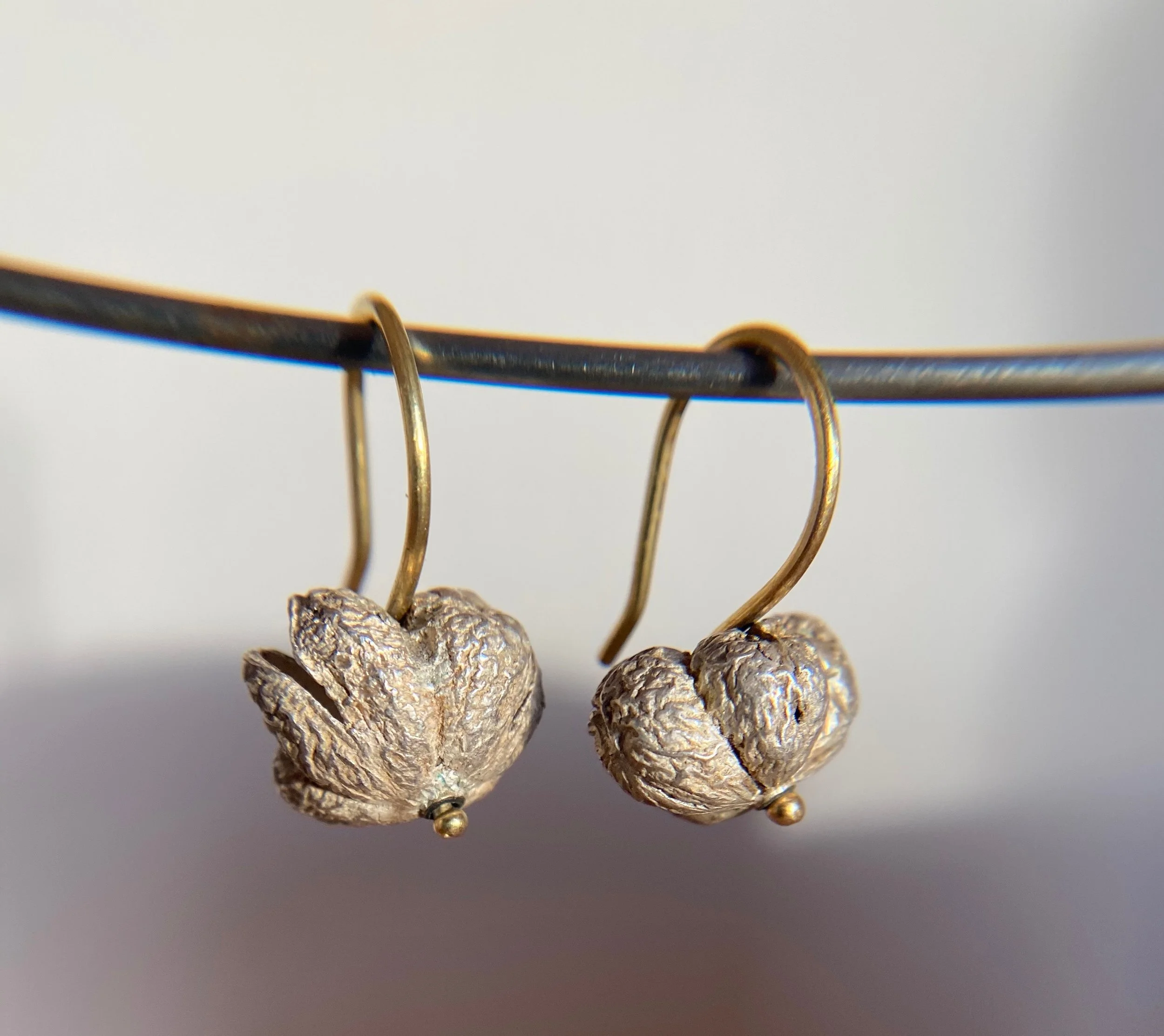 Winter bud earrings