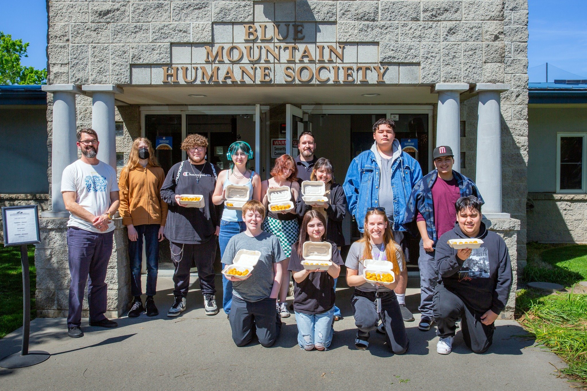 We're sending a heartfelt shoutout to the creative students and staff at Lincoln High School who surprised our pups with some homemade treats! Your kindness and thoughtfulness truly made our day at Blue Mountain Humane Society. 

Your donation is a b
