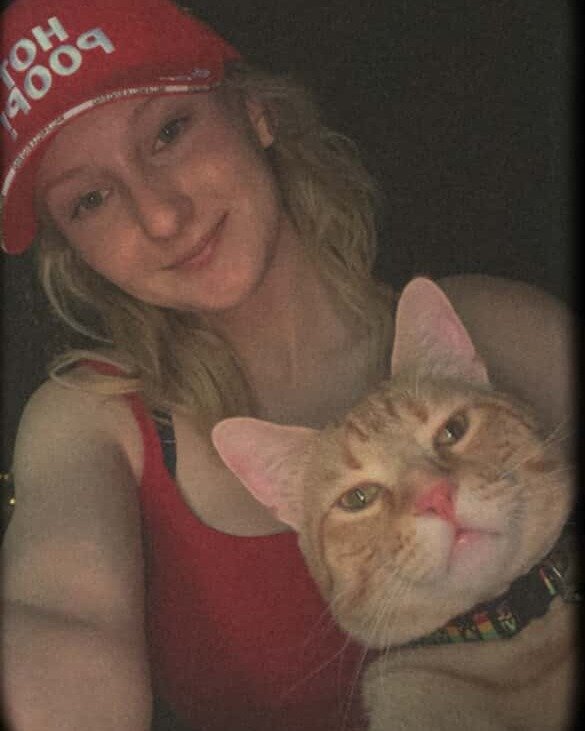 Aubree recently shared a quick note after adopting one of our cats:
&ldquo;I just wanted to say thank you so much for letting me adopt this beautiful boy. He&rsquo;s so sweet.&rdquo;

She also told us, &ldquo;I&rsquo;m so thankful for such a lovely c