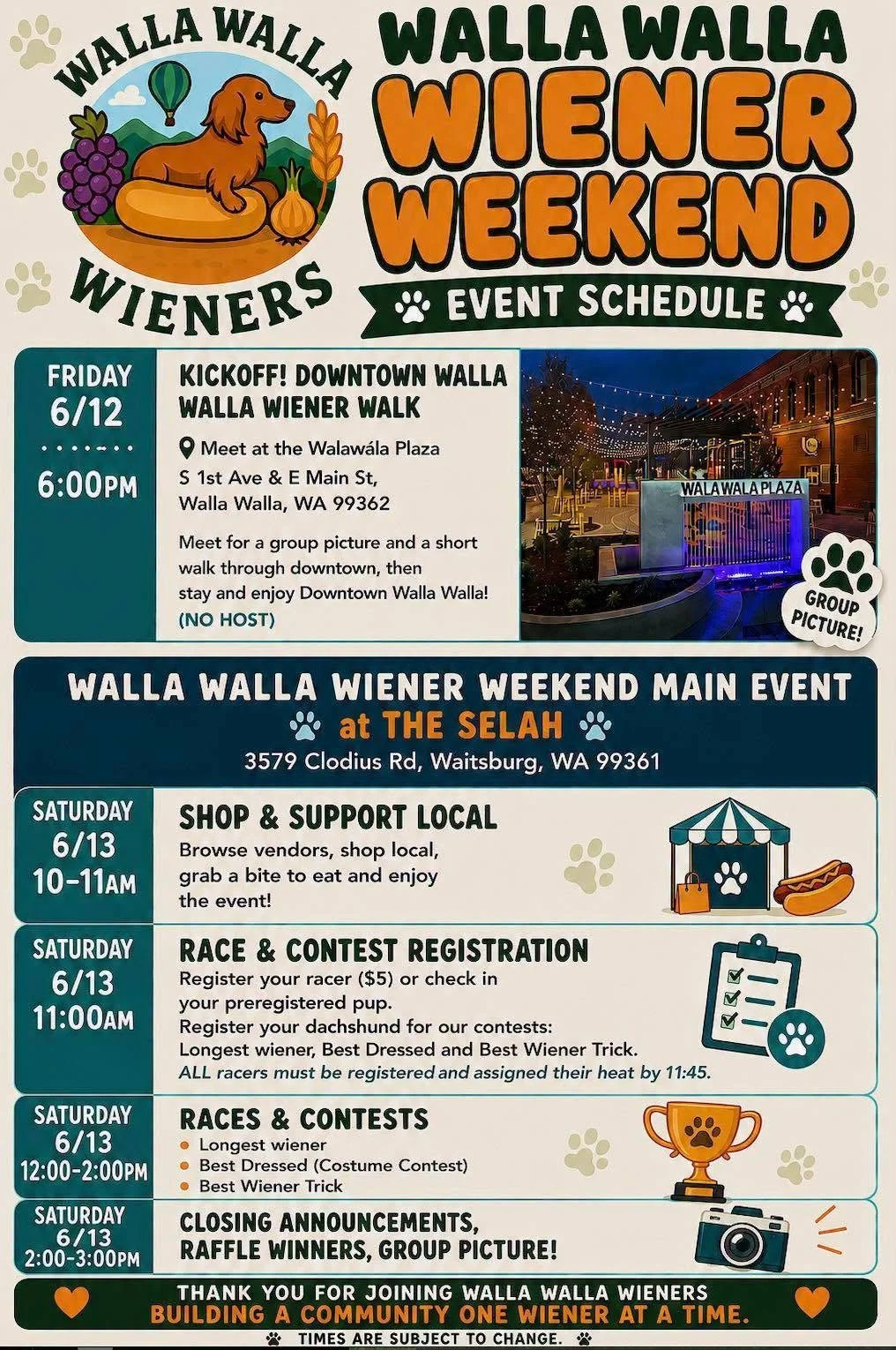 Walla Walla Wiener Weekend 