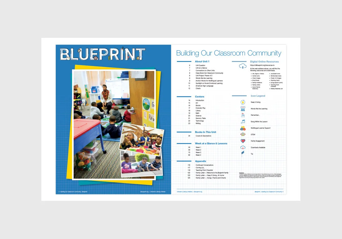 Table of Contents (spread)