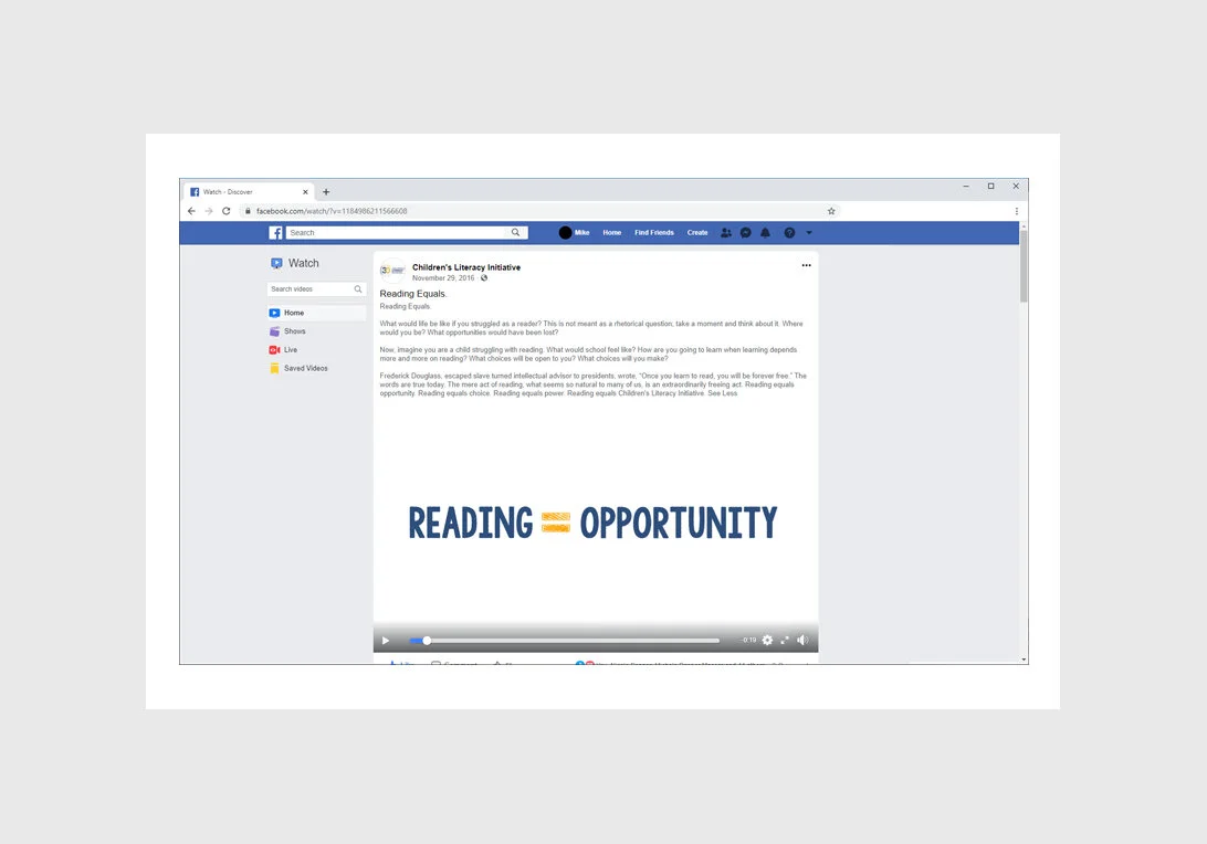 Reading Equals Social Post Launch
