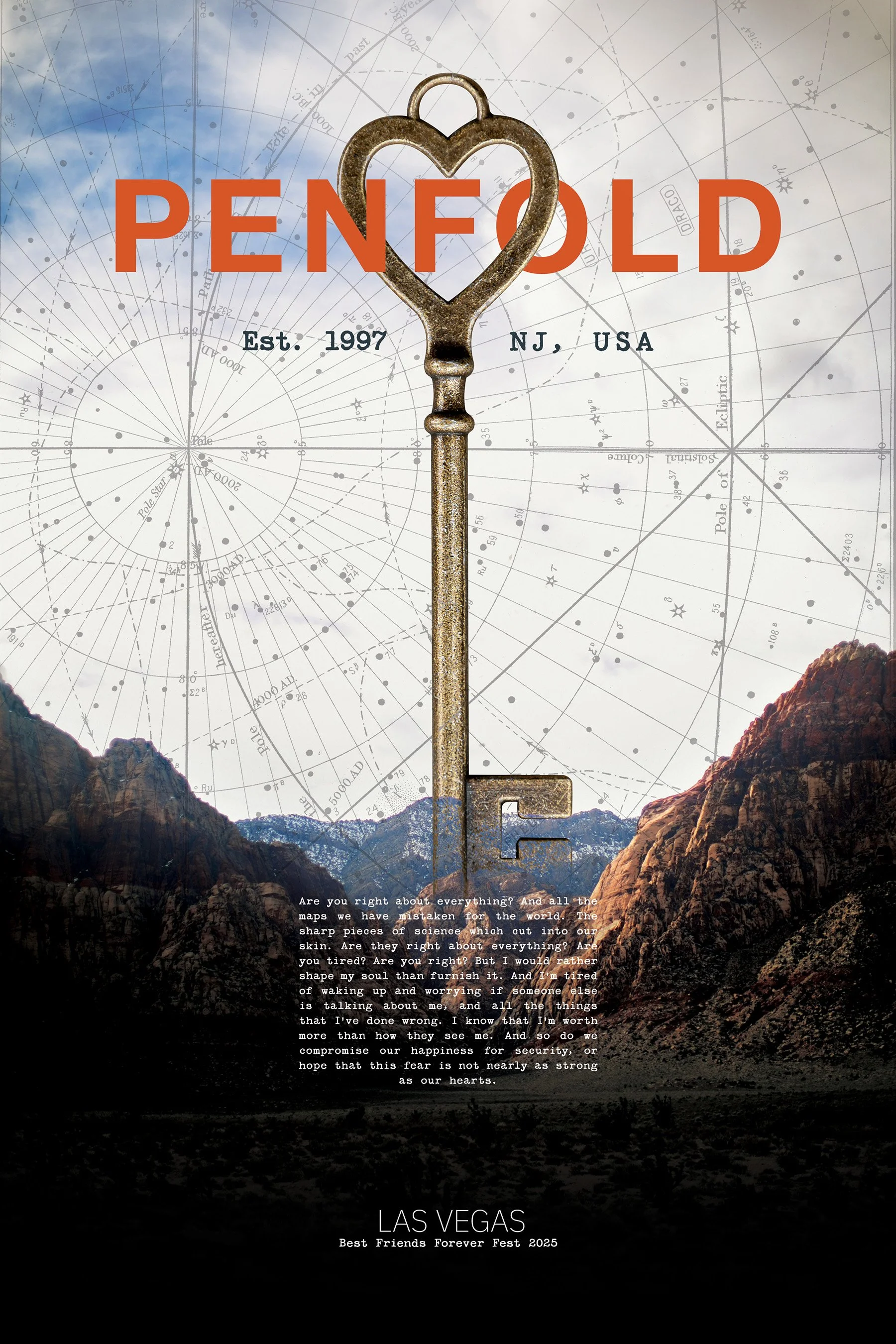 Penfold - Band Festival Poster