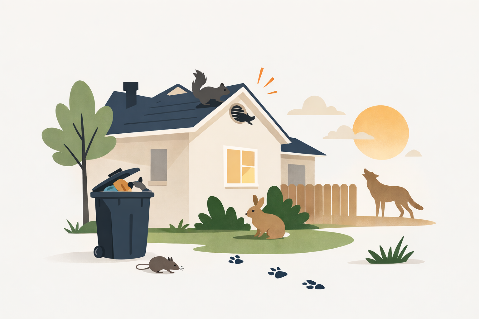 ダラスエリアで注意したい害獣と対処法