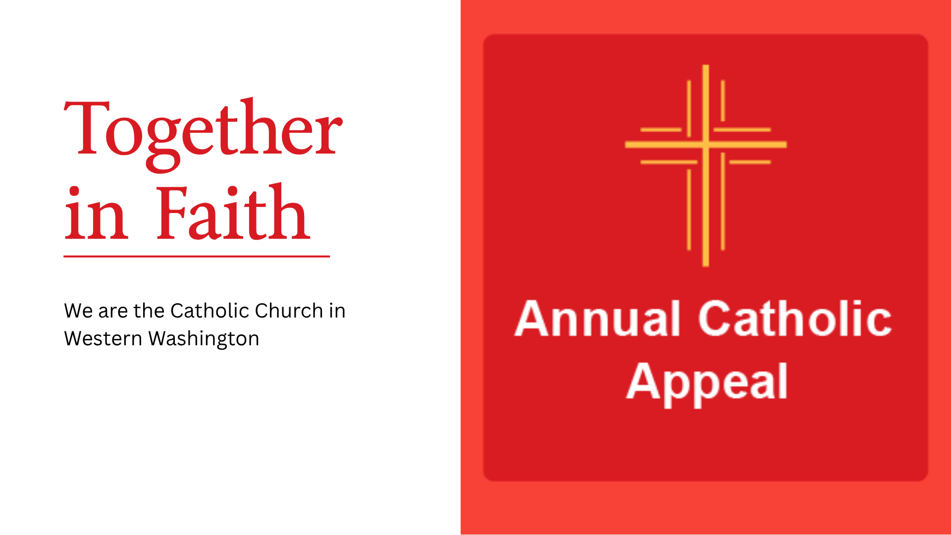 The Annual Catholic Appeal 