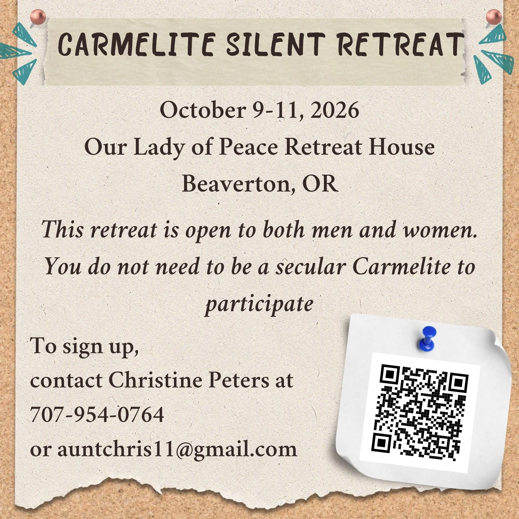 Carmelite Silent Retreat
