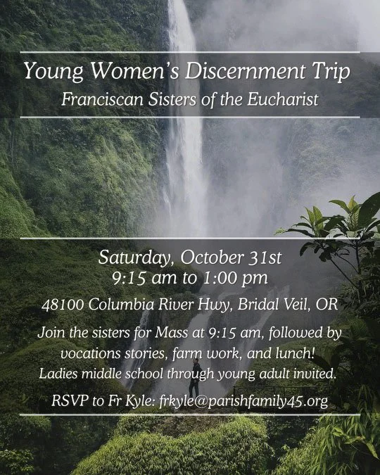 Young Women’s Discernment Trip