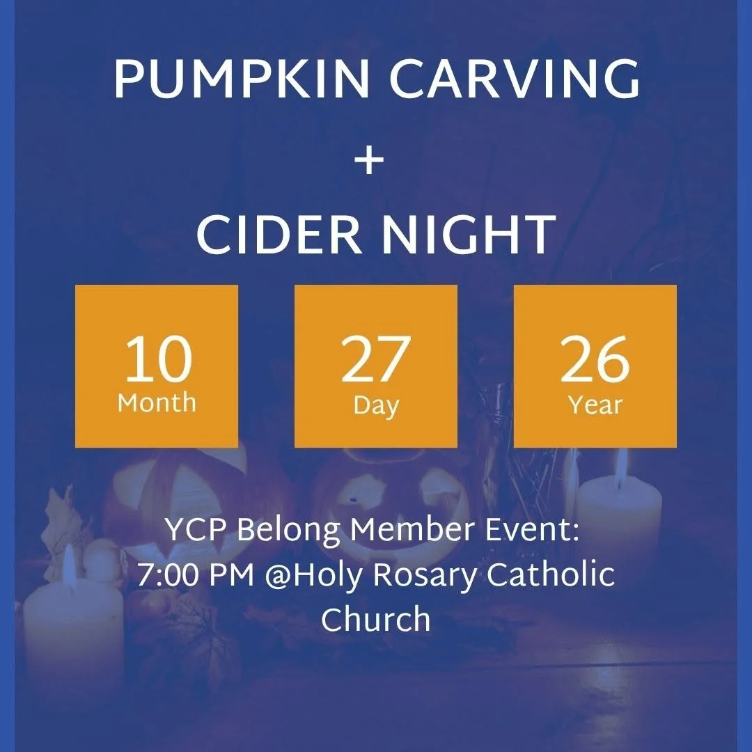 Young Catholic Professionals Pumpkin Carving + Cider Night