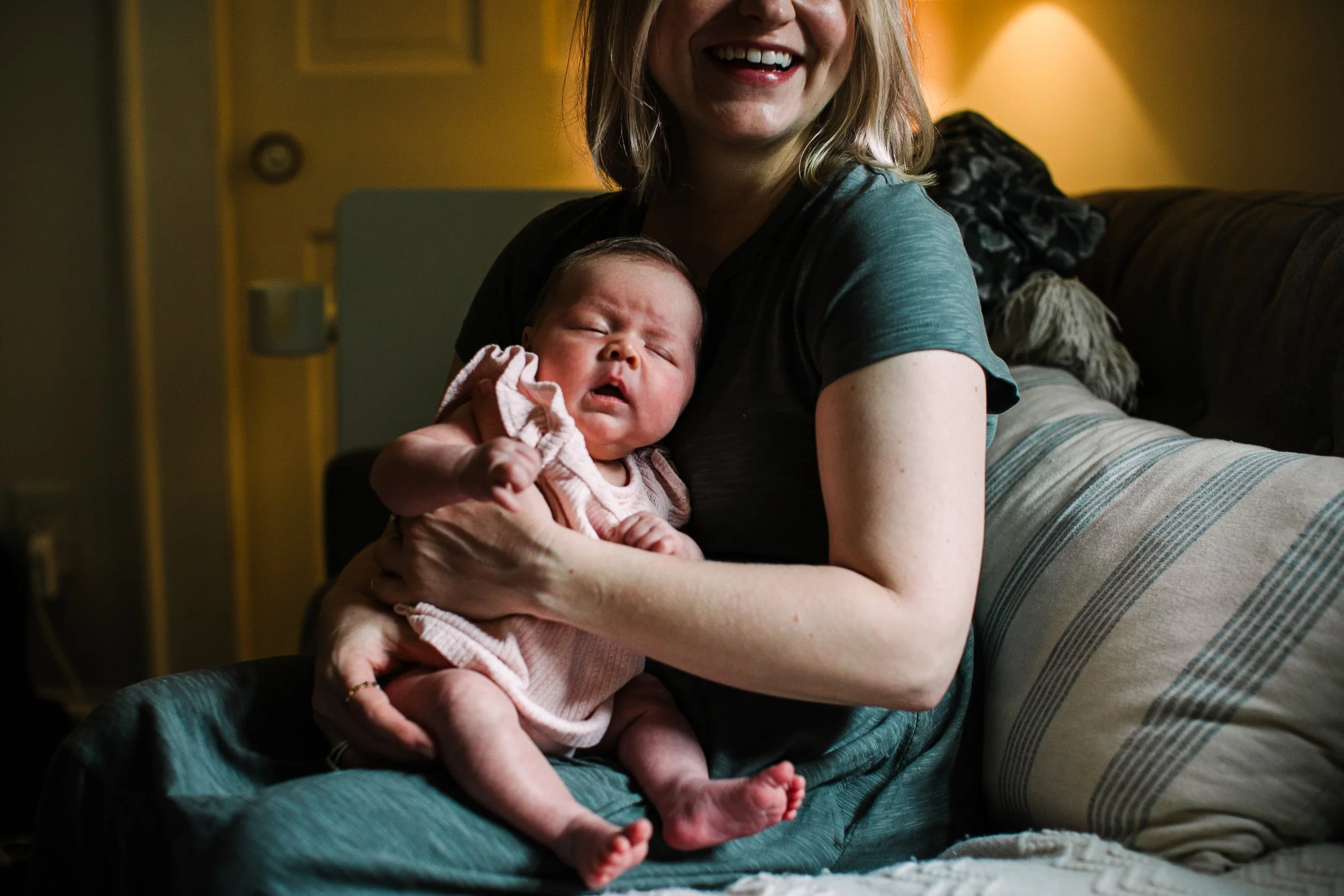 In-Home Summer Family Session in Atlanta