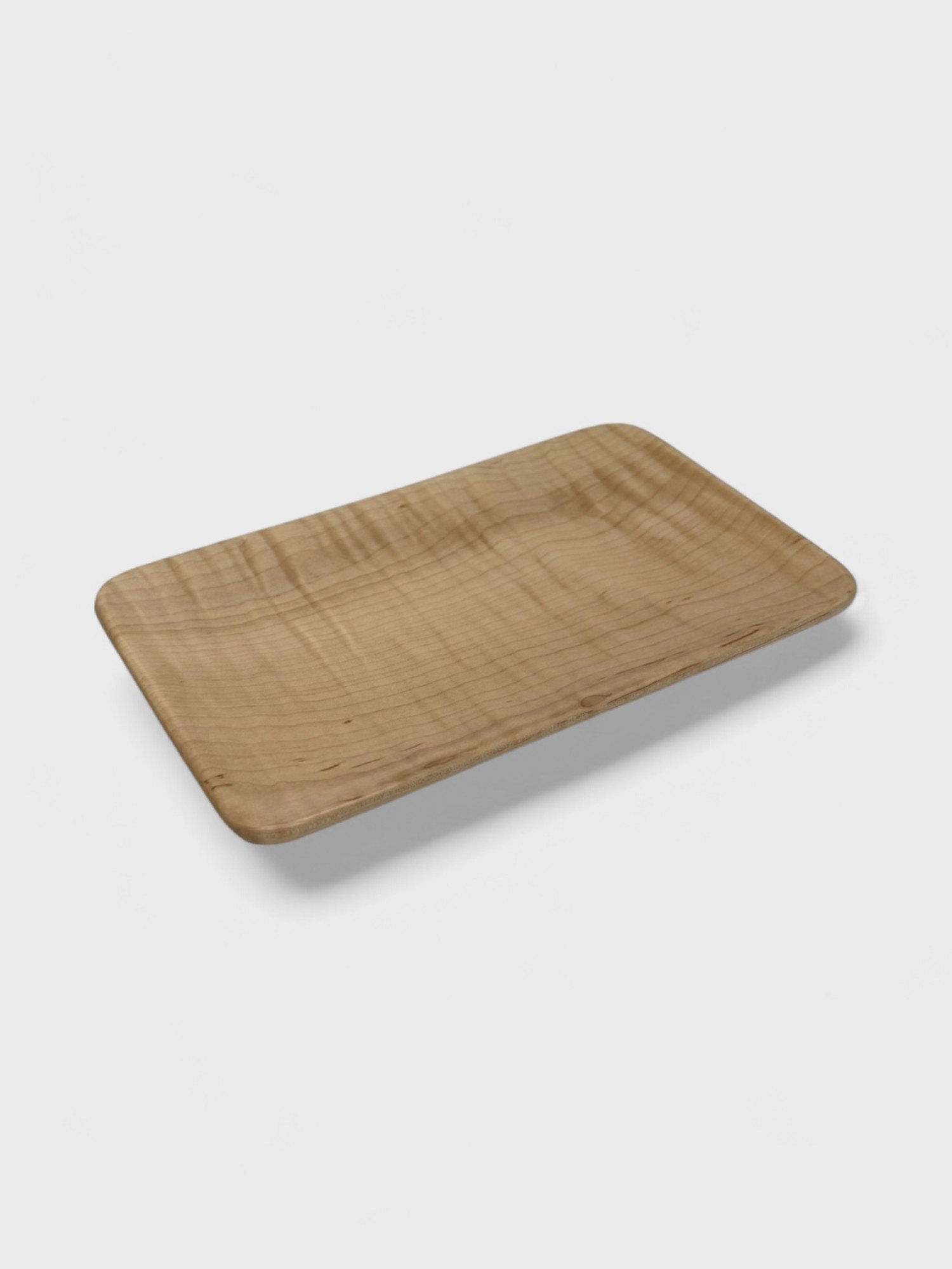 a small tray made from Maple wood