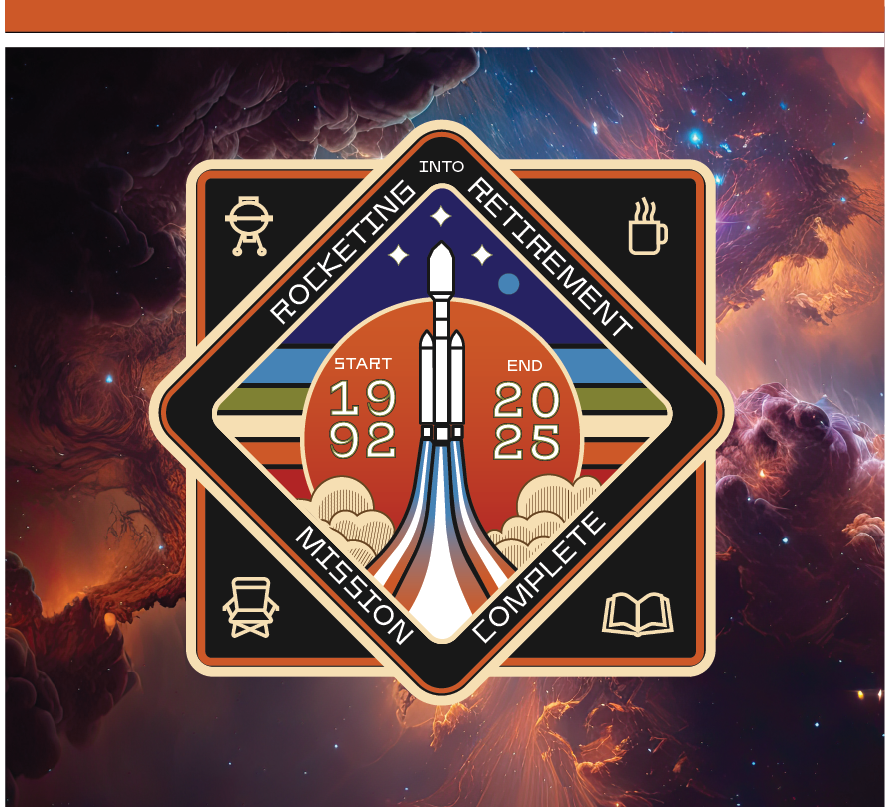 Retirement Patch for Nasa Deputy Director