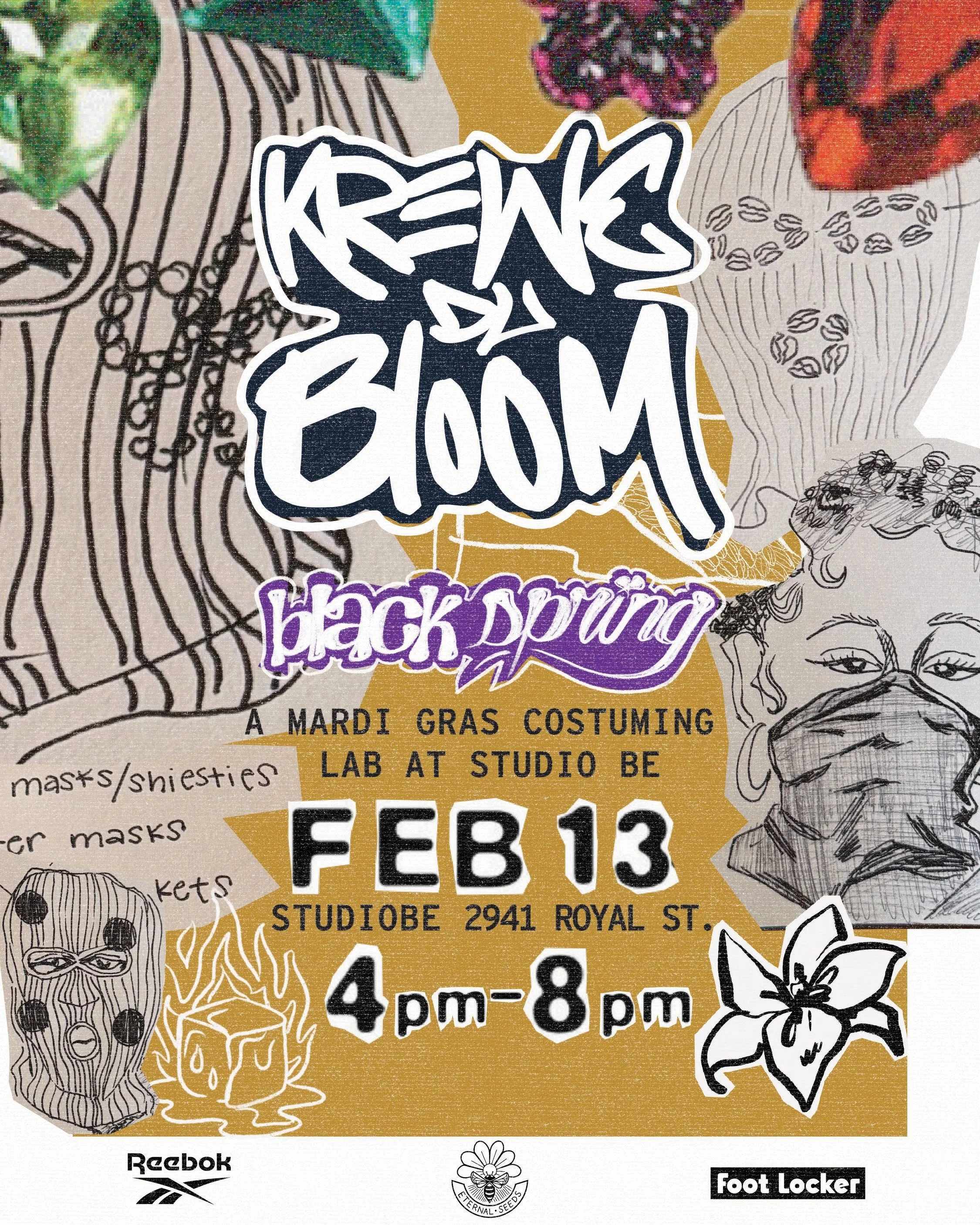 KREWE DU BLOOM: A Mardi Gras Costume Lab