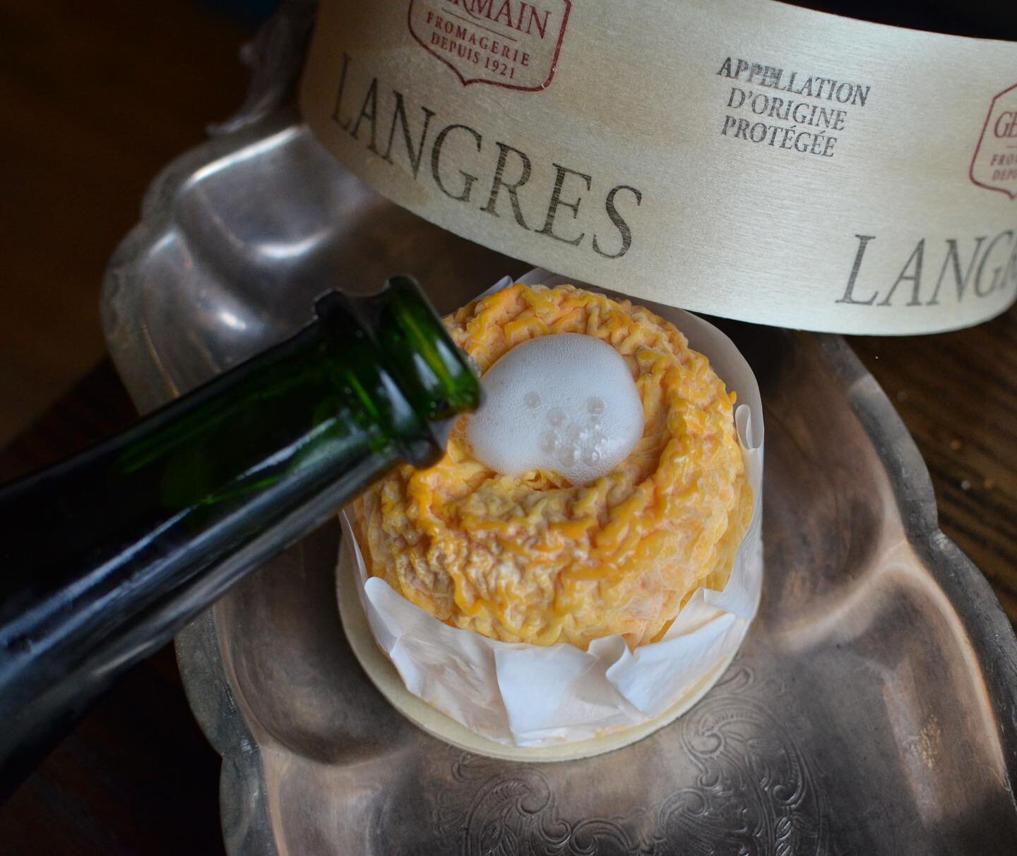 Langres is back in stock and tis the season! This would be an awesome add on for a Mom&rsquo;s Day celebration or just celebrating that spring is here. Remember to pickup a bottle of bubbles when you&rsquo;re in shop so you can top off this delicious