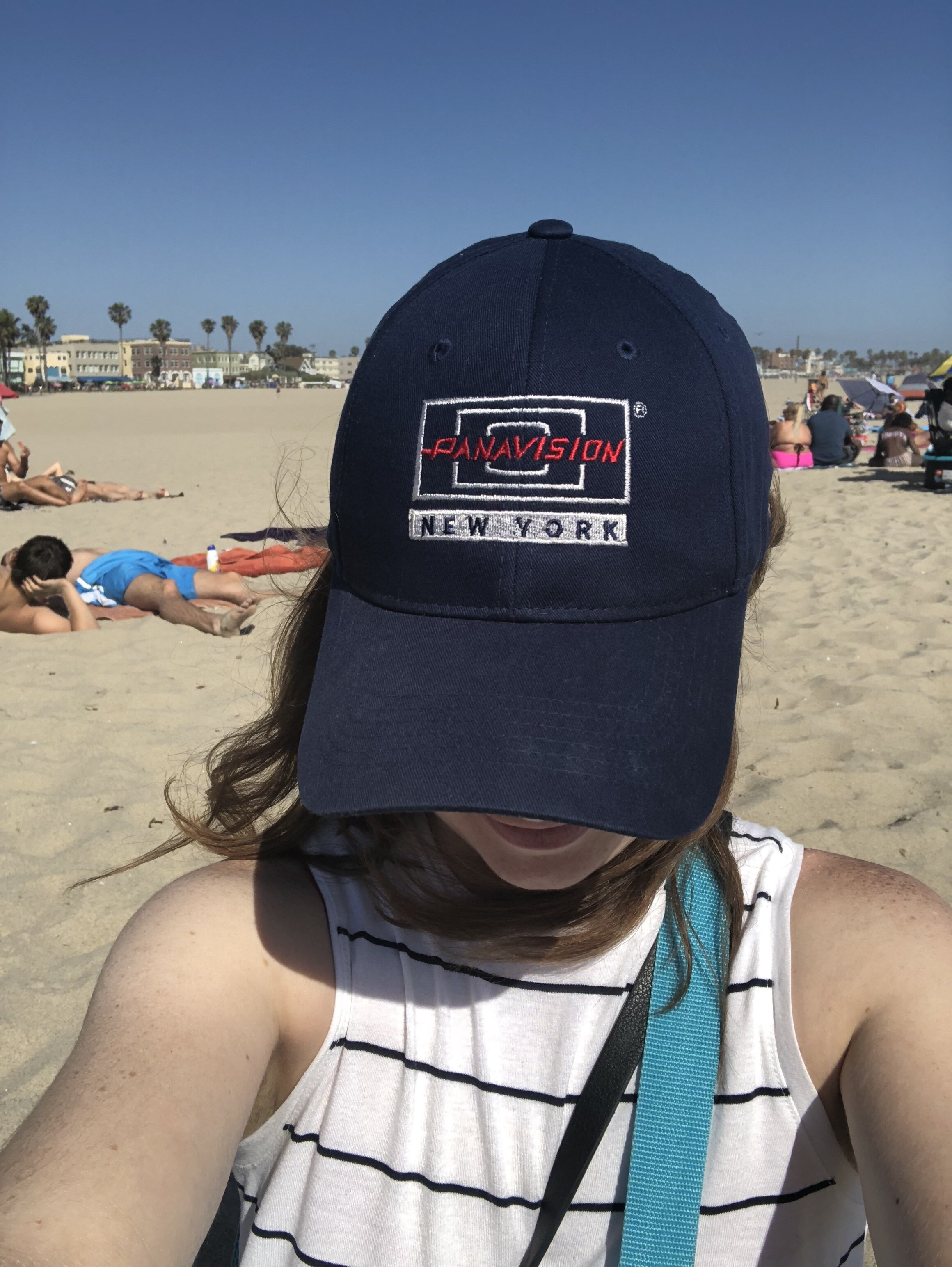 Los Angeles, CA. Me showing off my love for the wonderful camera house, Panavision.