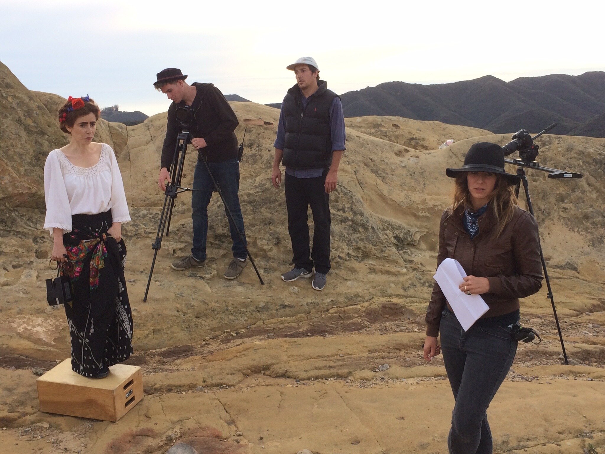 Malibu Canyon, CA. Friends gather to make a short film.
