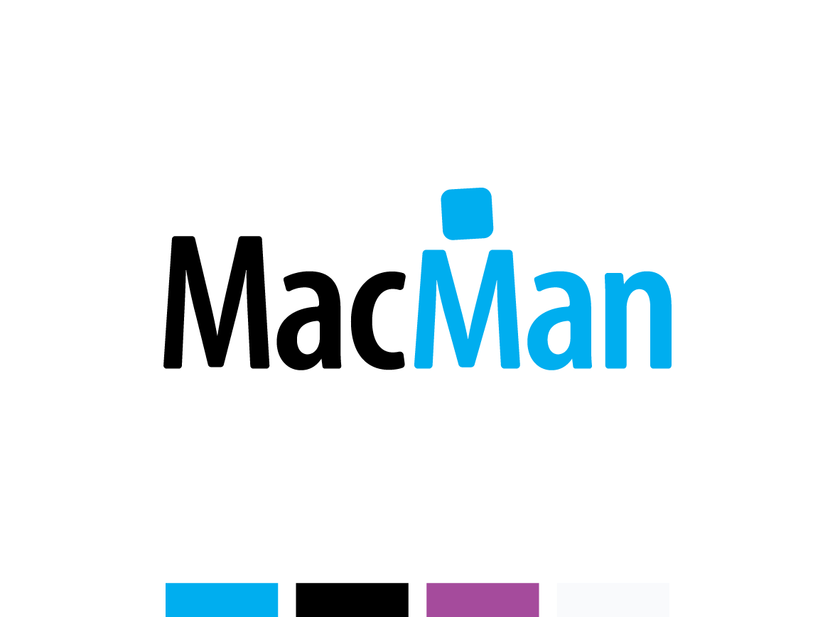 MacMan logo and brand colors