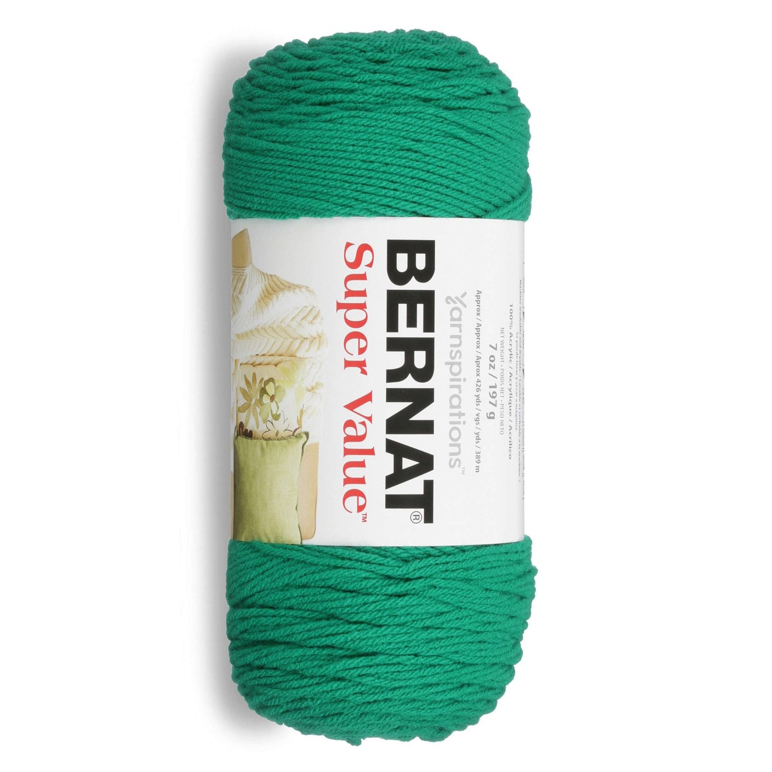 Sunshine Green Blanket Yarn - Bernat