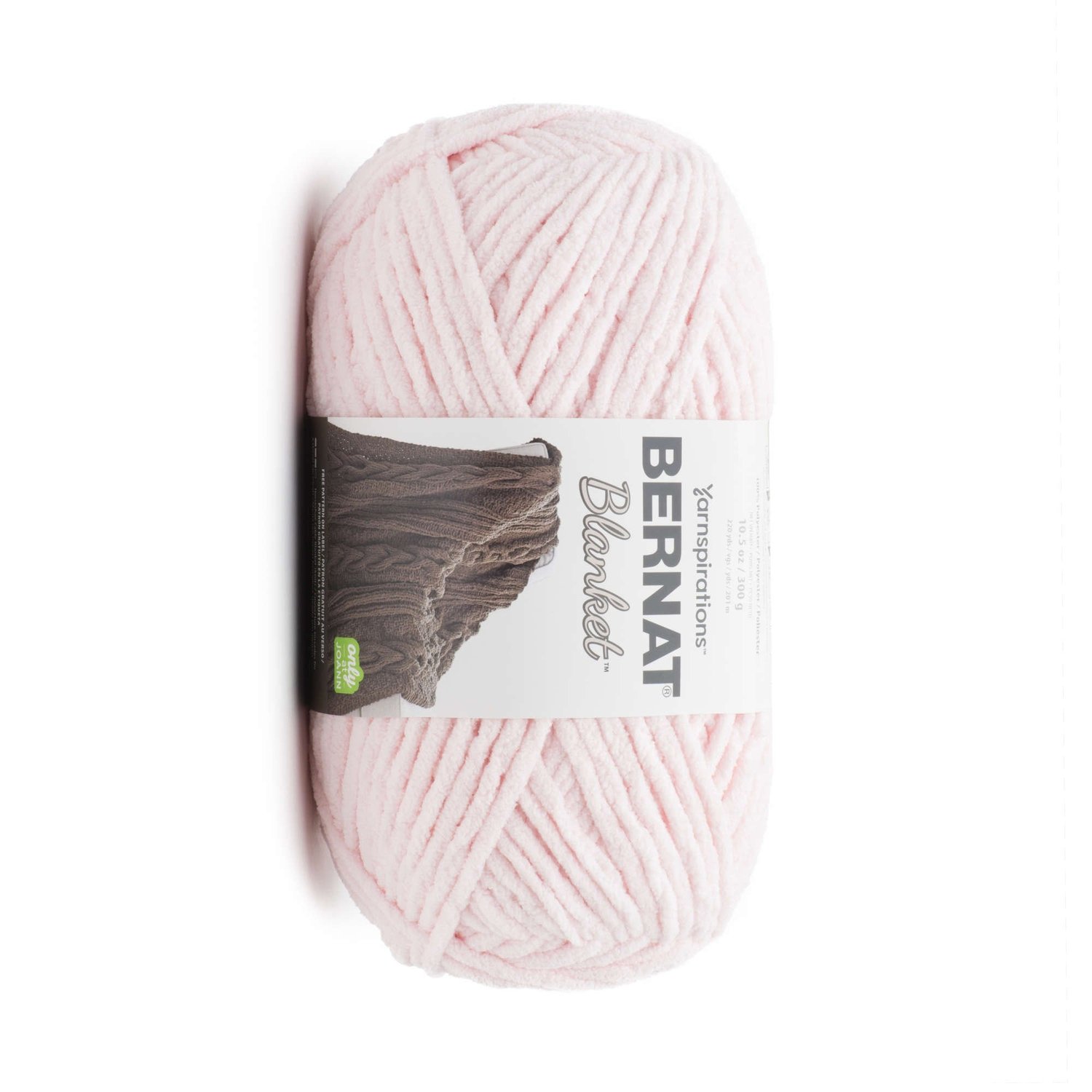 Bernat Blanket Yarn 10.5oz Pink Dust