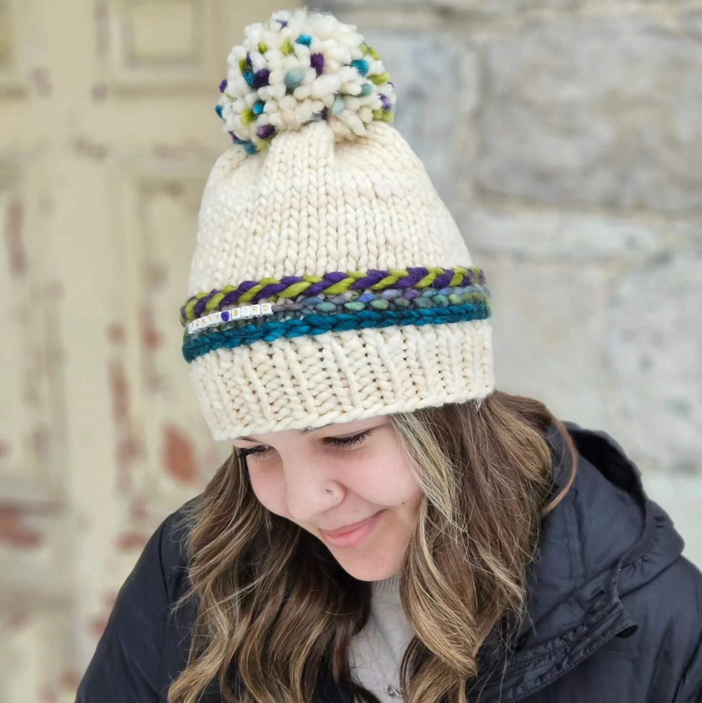 We're wrapping up this month with a new Shoppe sample and kit!

Introducing the Friendship Bracelet Beanie designed by Jill DeMarco @yarn_it_all_. Our sample has been knit using Malabrigo Rasta and embellished with fun letter beads. 

We've curated 6