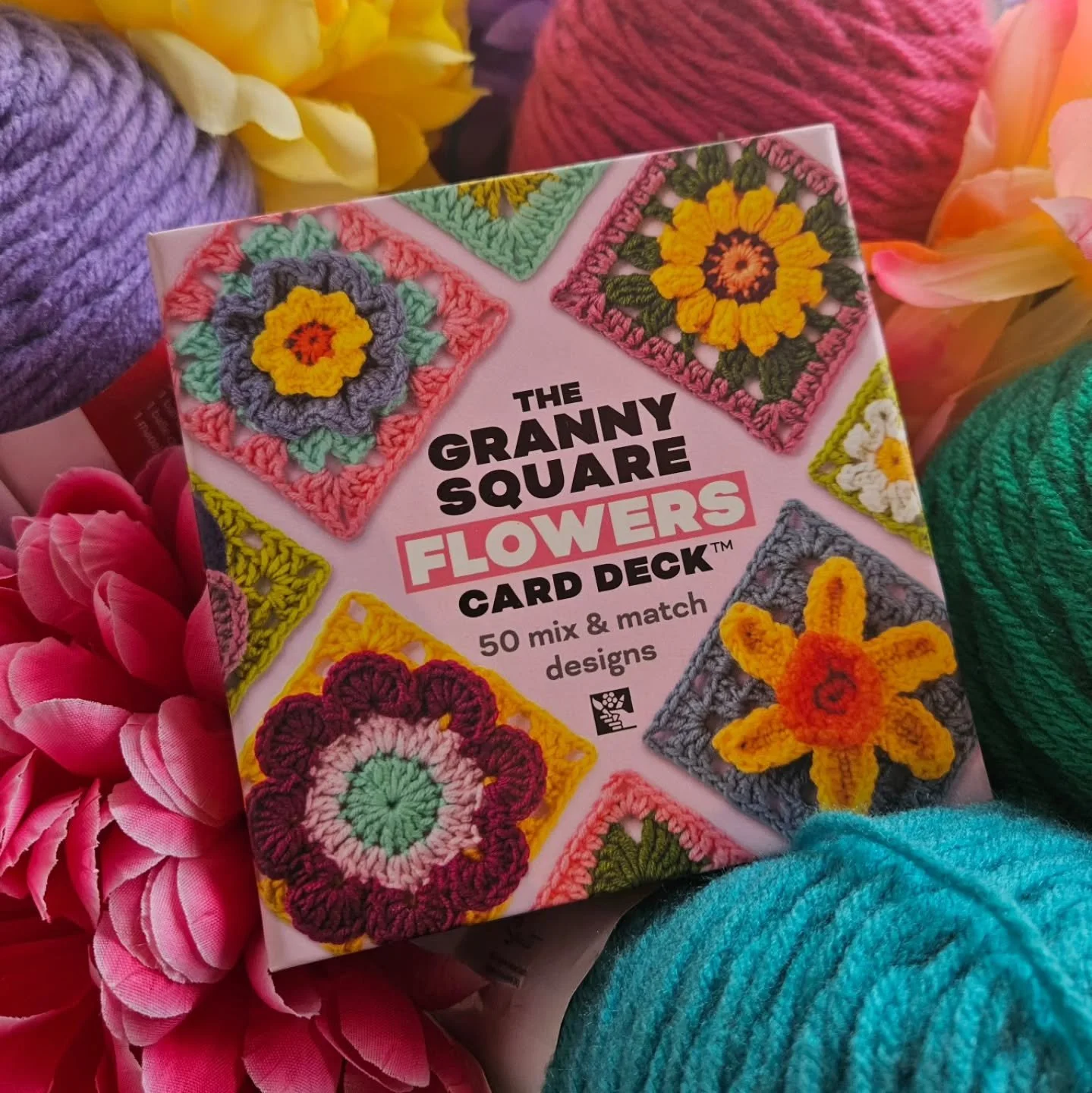 New Arrival...

The fabulously floral follow-up to the sell-out sensation, The&nbsp;Granny Square Card Deck, has arrived!  50 fun floral granny square designs&nbsp;in a stylish card deck, perfect for on-the-go crochet.&nbsp;

Available in-store and o