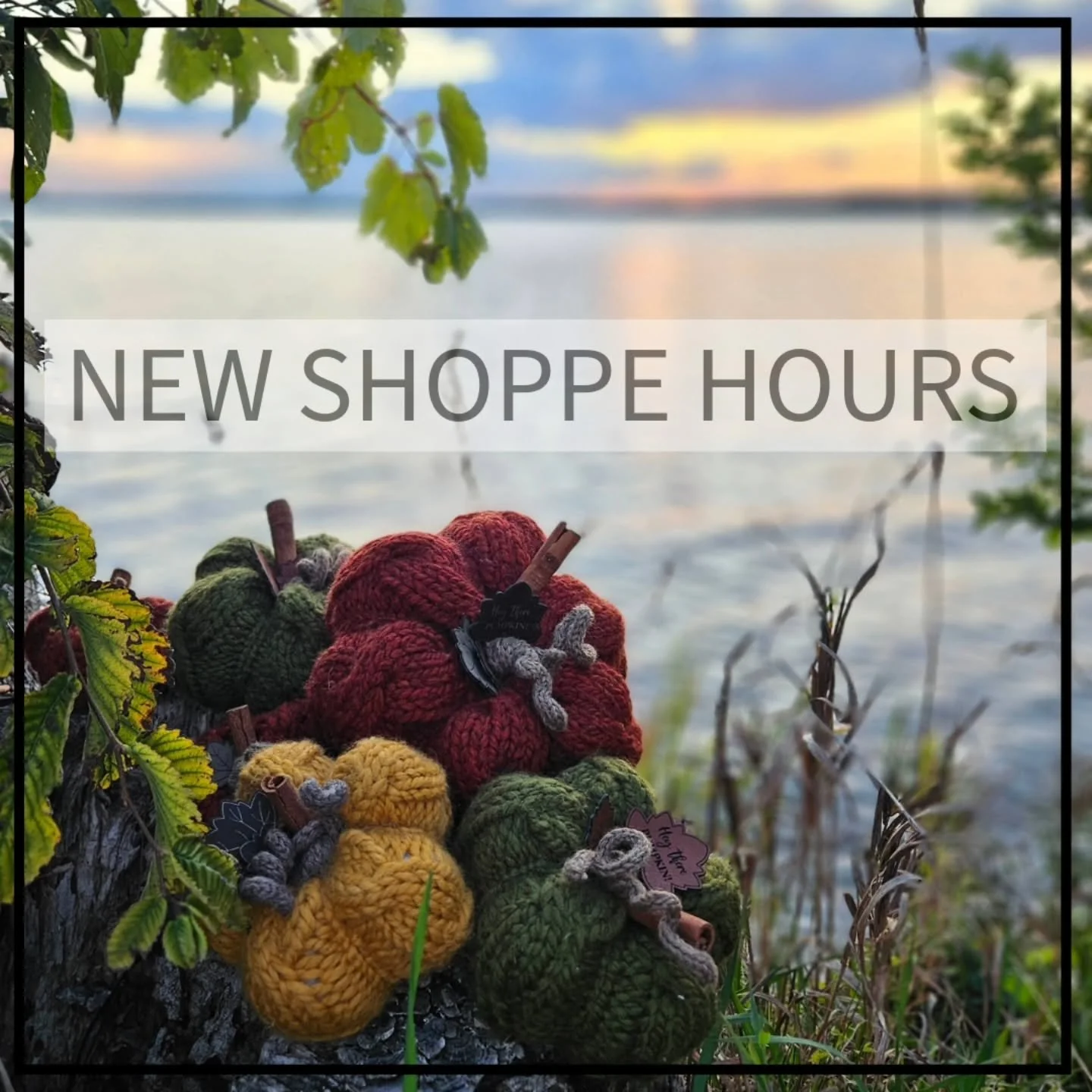 The temperatures are changing....and so are our hours.

Our new shoppe hours starting  tomorrow (Wednesday, September 3rd) are as follows;

OPEN
Wednesday to Saturday; 11 - 4
CLOSED
Sunday to Tuesday

Our online store is always open for shopping www.