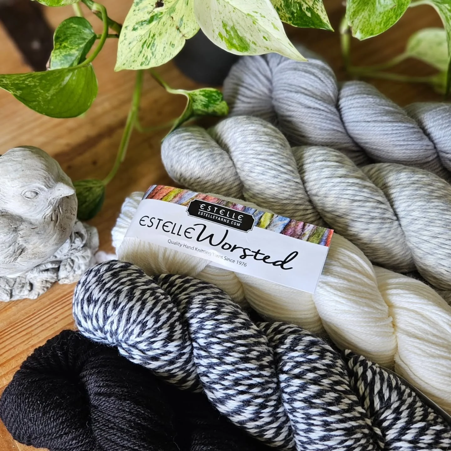 - Yarn of the Month -

Say hello to Estelle Worsted&mdash;our featured Yarn of the Month!
This soft, versatile worsted-weight yarn is perfect for everything from cozy sweaters to quick accessories. With its beautiful stitch definition and wide range 