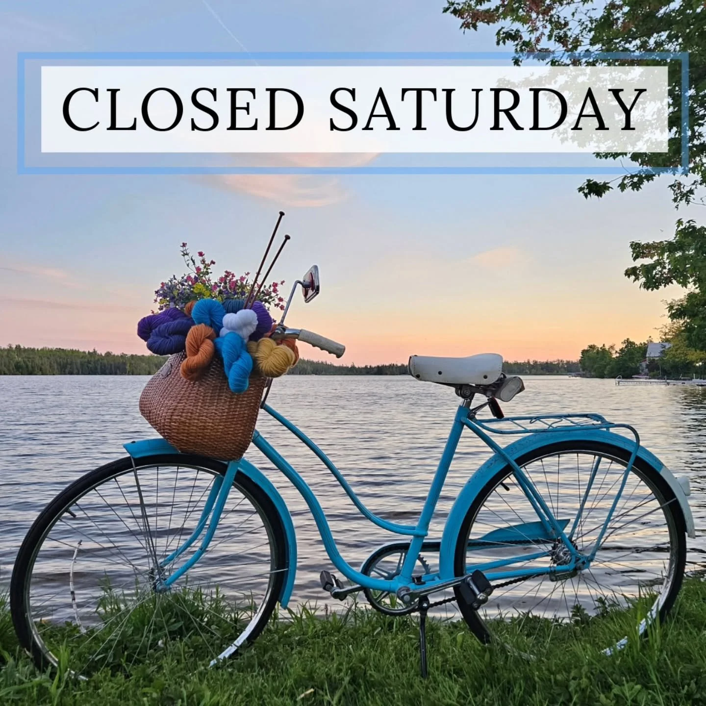 - Closed Saturday -

Just a friendly reminder to our wonderful customers that Granny Bird's Wool Shoppe will be CLOSED on Saturday, June 6th.

We will reopen with our regular Shoppe hours at 11:00 AM on Wednesday, June 10th.

If you're planning to st