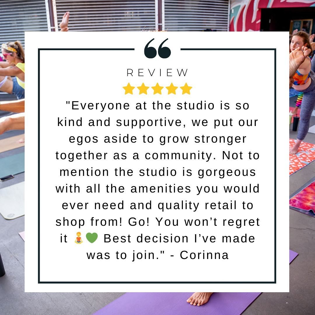 We love hearing what our students have to say about their experience at Fuel. 🥰 Thank you Corinna! Its true we grow stronger together as a community. Grateful for our yoga community 🙏💛

Ready to take your first class with us and feel amazing?! Com
