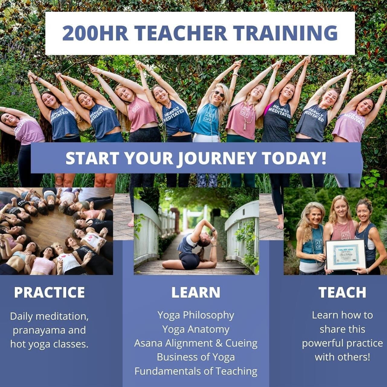 We&rsquo;re so excited about our upcoming Hot Yoga Teacher Training Immersion this June 🙌

Are you ready to take the next step in your yoga journey? Do you feel inspired to share this powerful practice with others? Join our Fuel 200HR Hot Yoga Teach