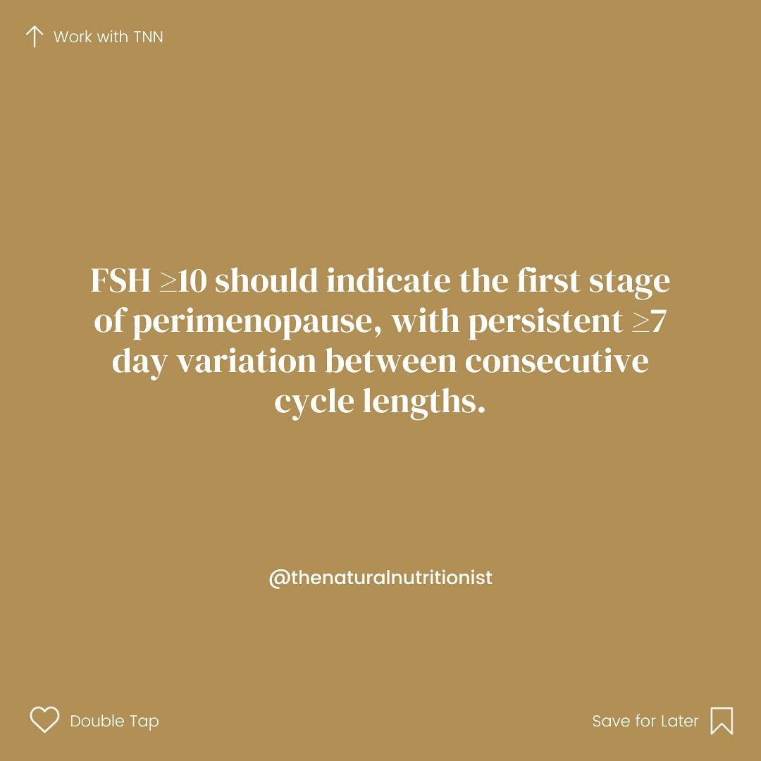 It should, and yet it doesn&rsquo;t always. If your FSH is &ge;10 and you are not in your mid to late 40s or early 50s, something is seriously up (primary ovarian insufficiency, endometriosis, early perimenopause&hellip;.).

In addition, as FSH incre