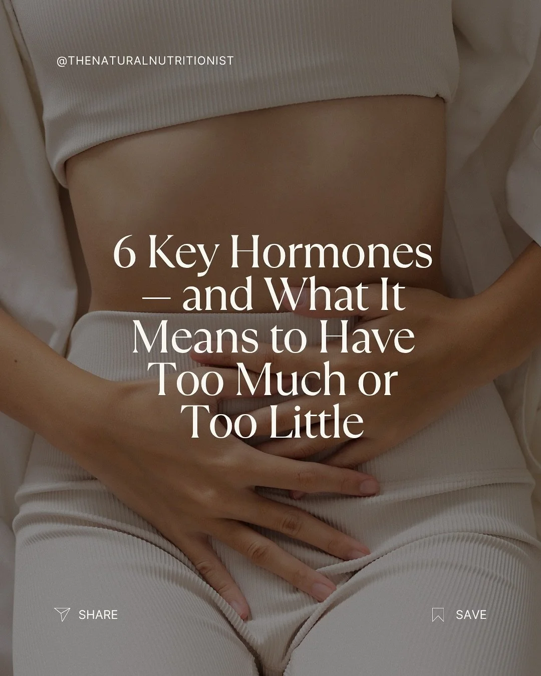 Hormones are messengers - and when they&rsquo;re too high or too low, your body lets you know 🧬

From energy dips to mood swings to that feeling of being &ldquo;off,&rdquo; it&rsquo;s rarely random - it&rsquo;s information.

➡️ Tired, moody, or just