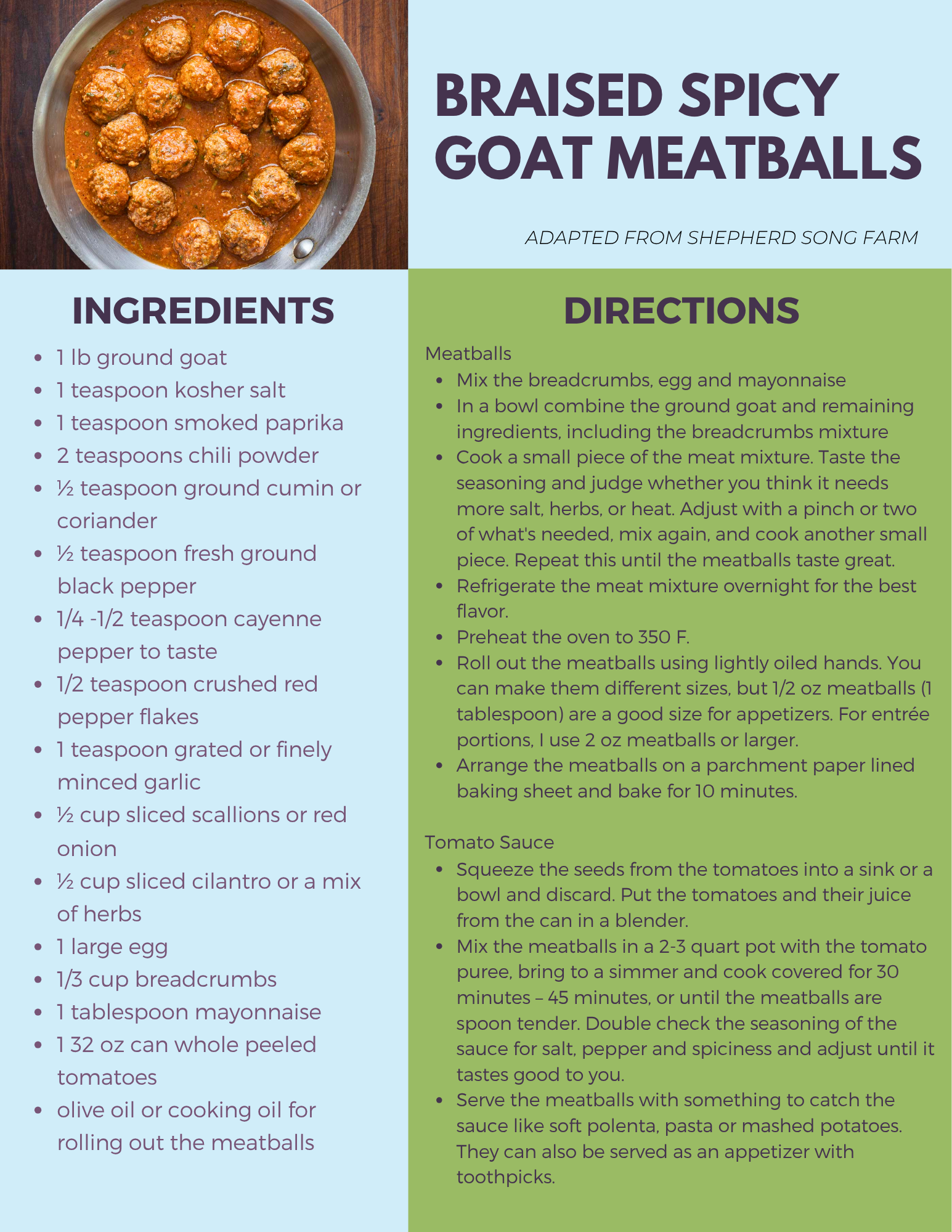 Braised Spicy Goat Meatballs