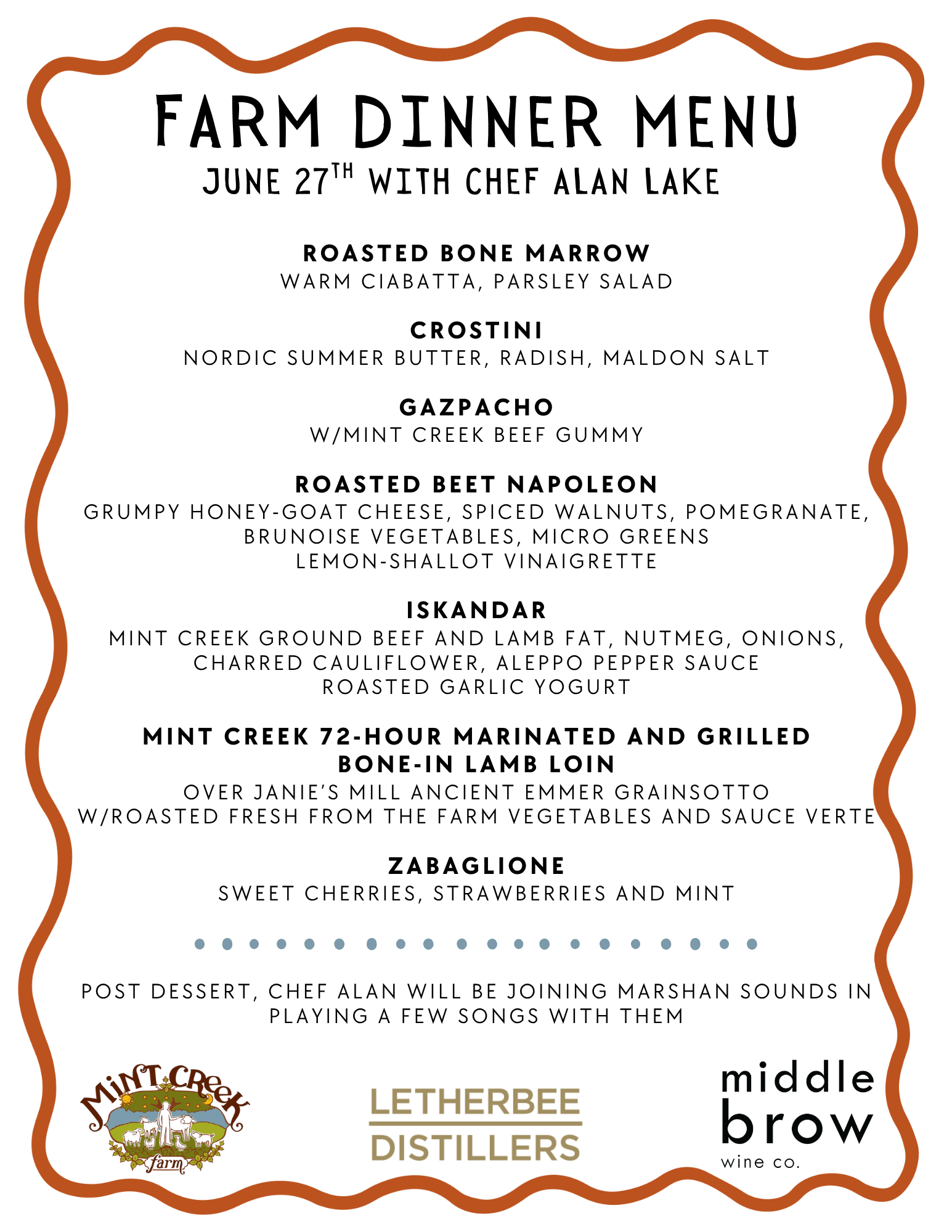 June 27th Farm Dinner + Tour