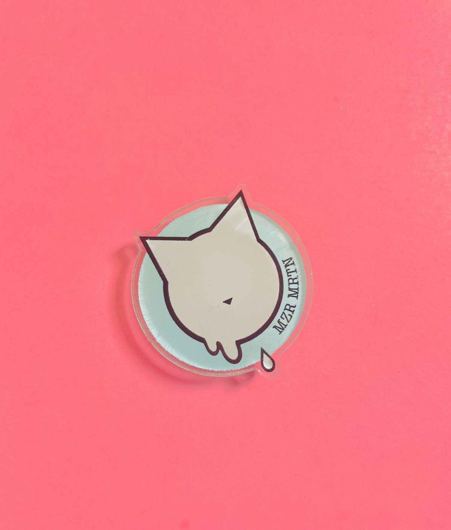 MELTING CAT 1” pin — MZR MRTN