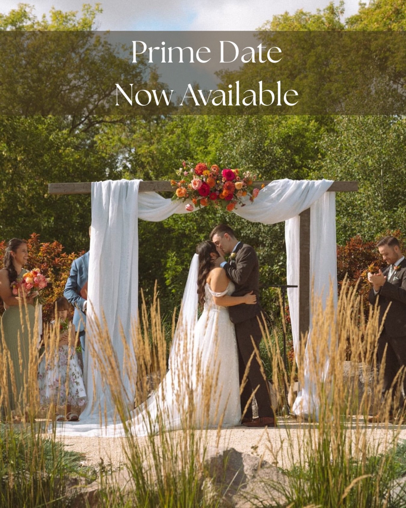 JUNE 19 2026 is available for booking!!!

Just want to get married? 
This beautiful Friday date is the perfect chance to tie the knot 

Planning with a shorter timeline doesn&rsquo;t have to be stressful we will be your guide every step of the way
In