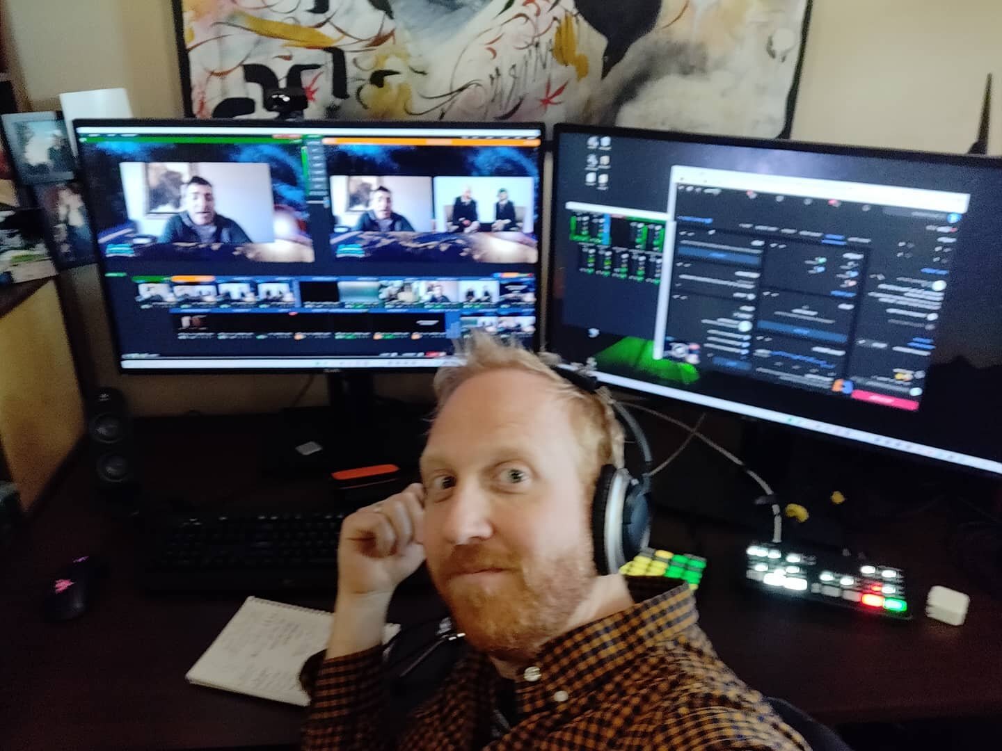 Just keep going, each show we improve our production and interview style. It's the same show, with the same setup, but were always trying new things. This is marketing tip tea time at 2:22 with @zovamarketing #livestreaming #vmix #DTGPlacetobe #downt
