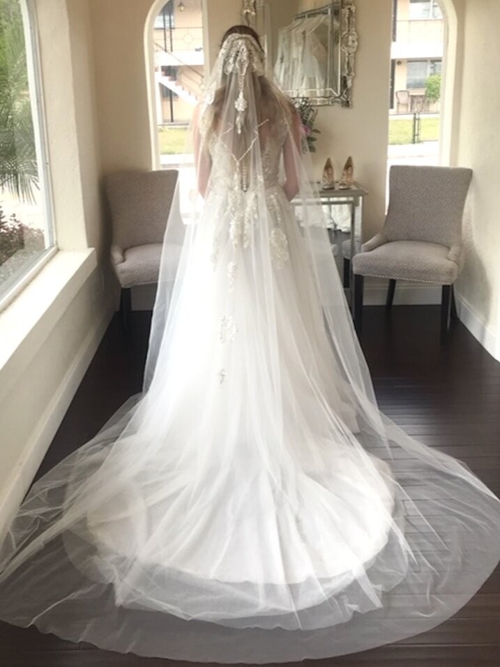 Wedding Dress + veils