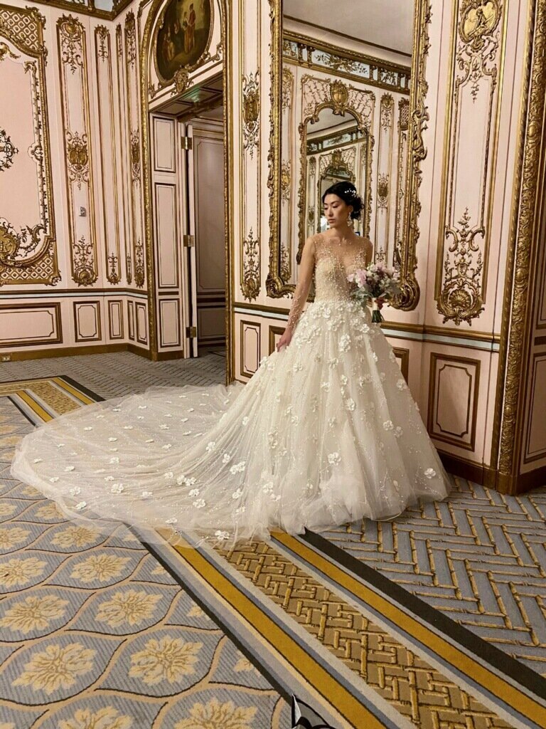 D311 - Aurora A-line Wedding Dress by Disney Fairy Tale Weddings -  WeddingWire.com