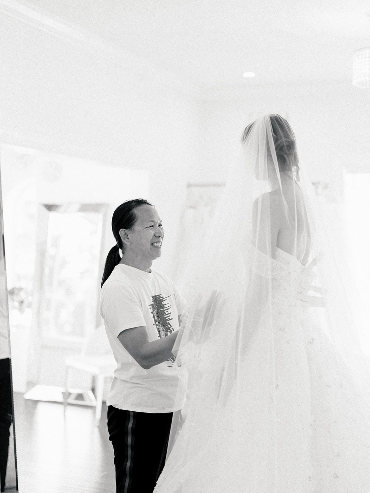 Say hello to Sonthai 👋 The creative mind behind so many of our brides&rsquo; dream gowns. His dedication to detail and love for design shine through in every collection he creates.