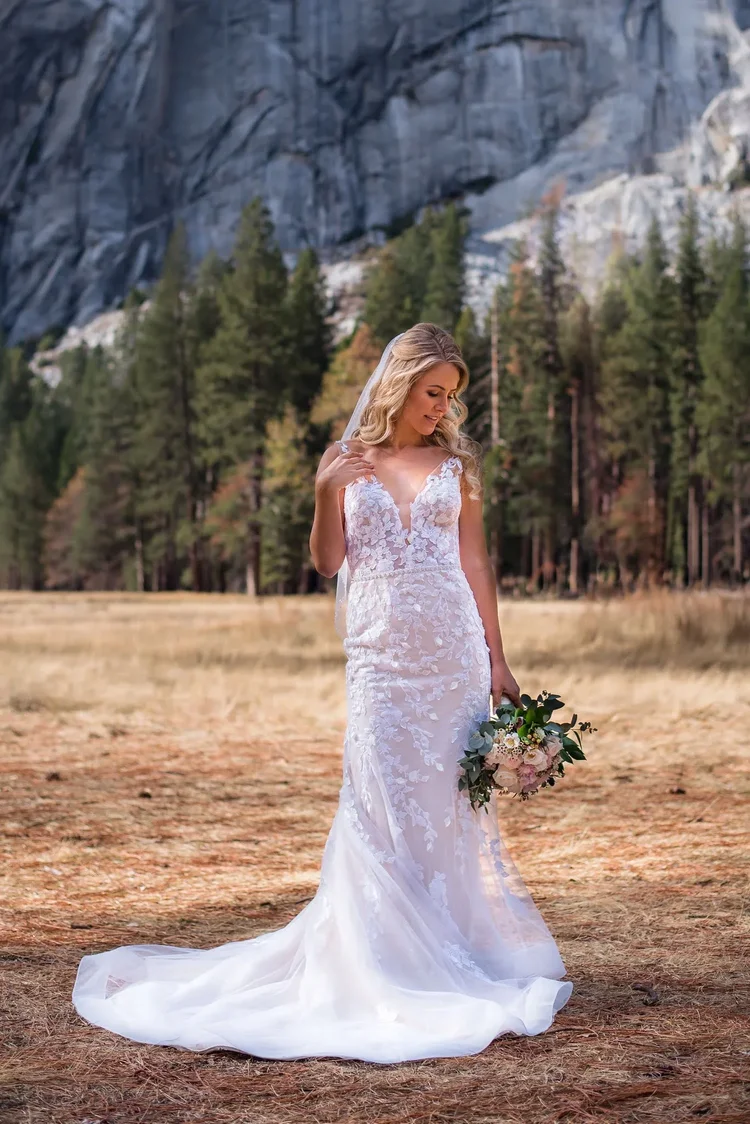 Vanessa wearing her Bridal Gown Studio San Jose gown