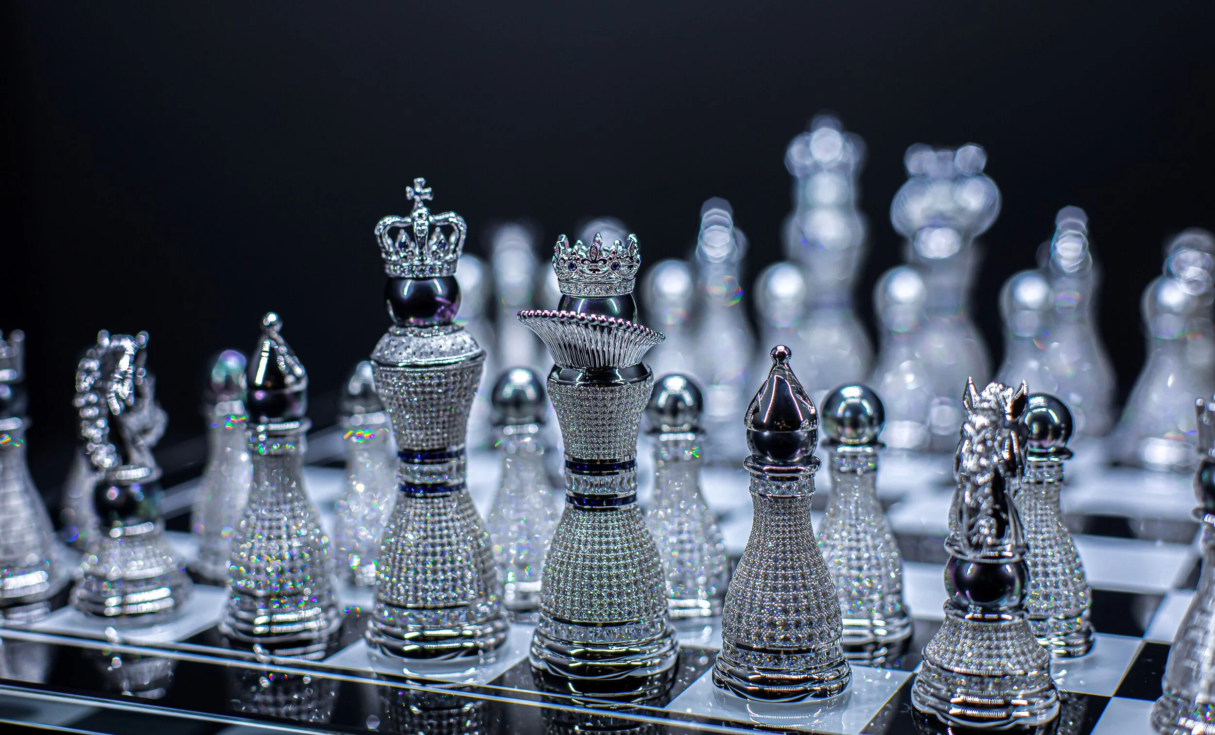 Pearl Royale Chess Set Colin Burn Art Pearl Royale Chess Set Colin Burn Art
